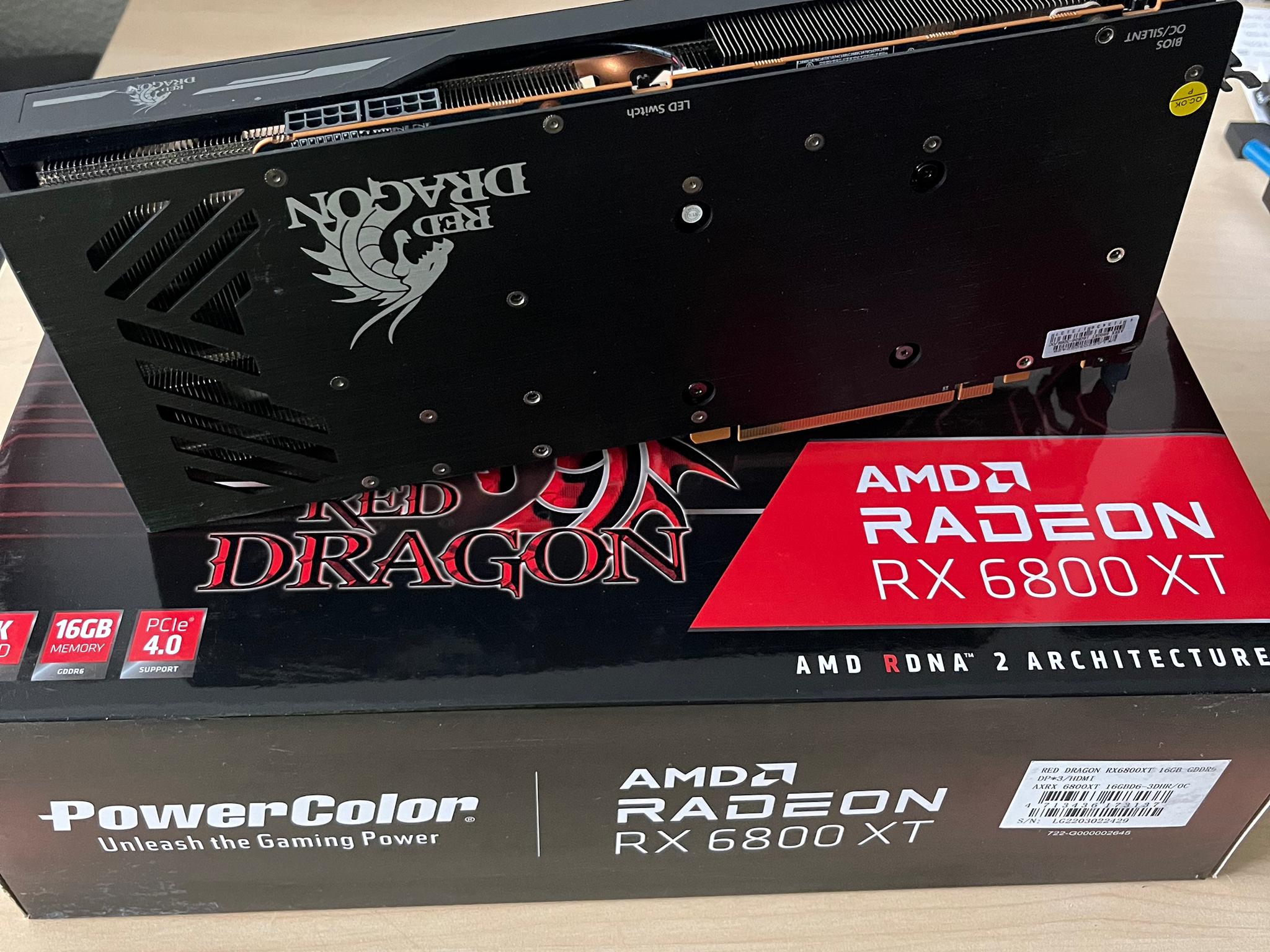 PowerColor Red Dragon OC 6800XT 16GB