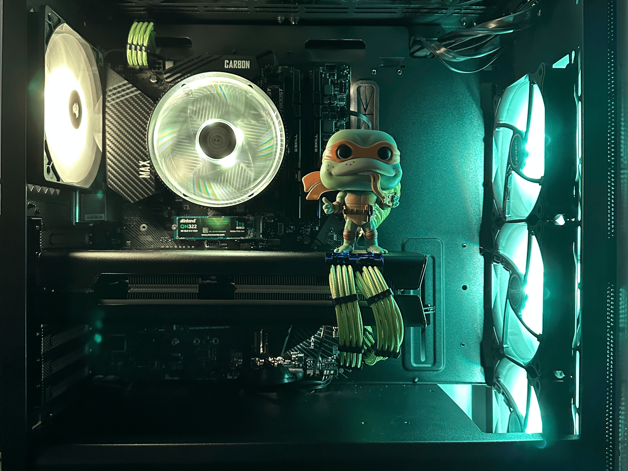 Michelangelo|| Gaming PC- Ryzen 1700 8Cores/16Threads-AMD RX 5700 8GB-16GB DDR4 RAM-1TB SSD NVME