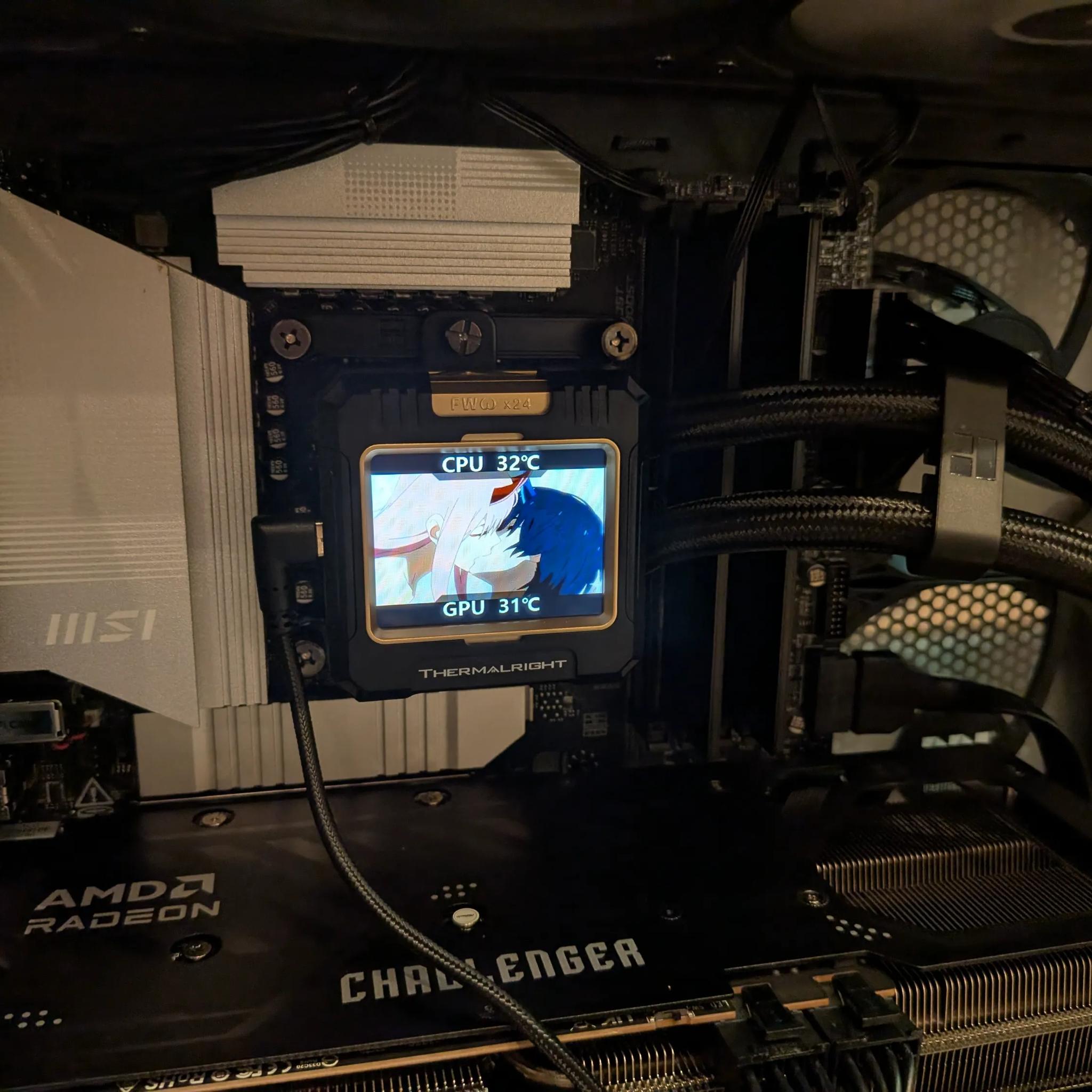 The Jian 🕊️ - RX 9070, Core Ultra 7 265K, 32 GB DDR5 RAM, 4 TB Gen 4 NVMe, Liquid Cooled, RGB