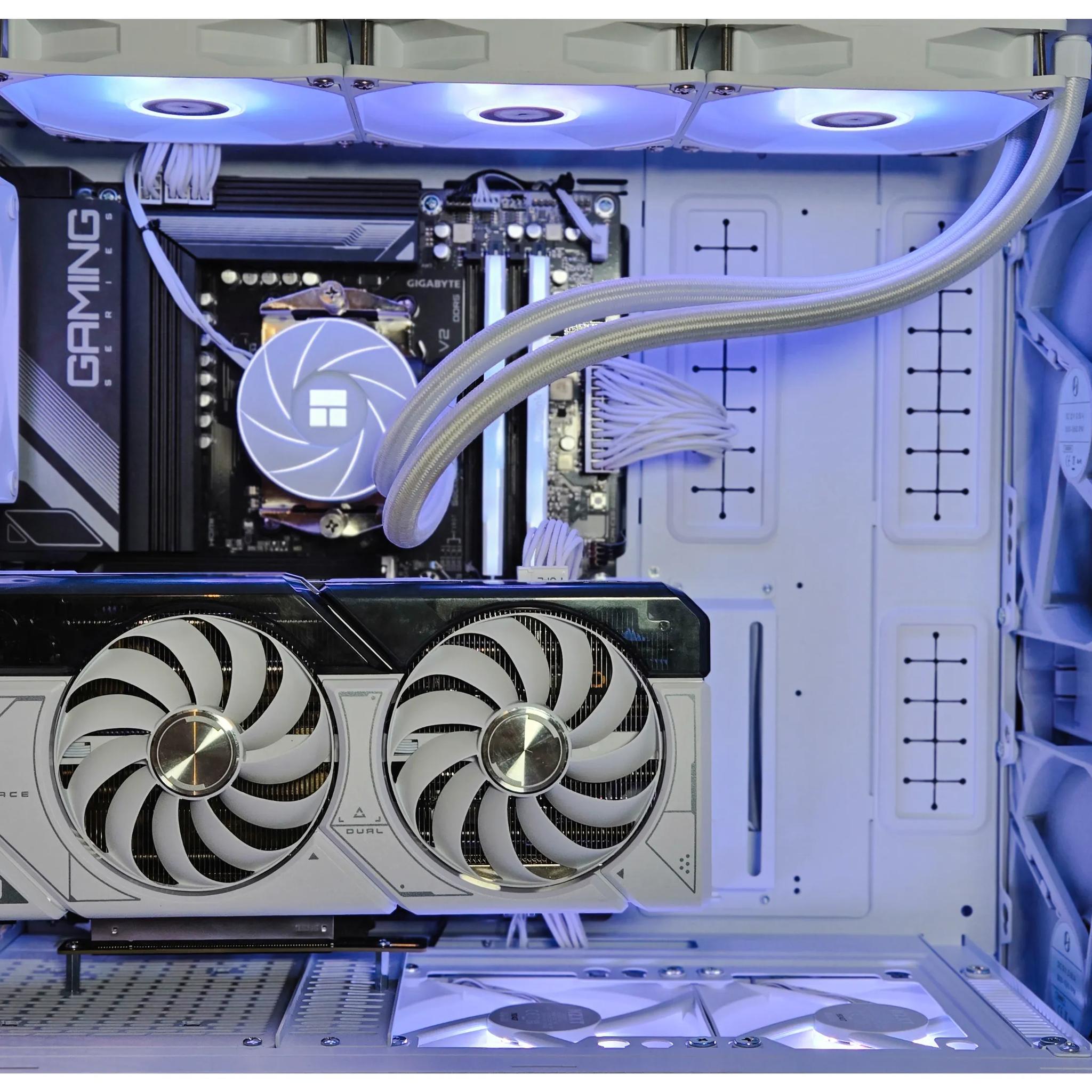 RTX 4070 | Ryzen 7 7700 | Wi-Fi | White Gaming PC