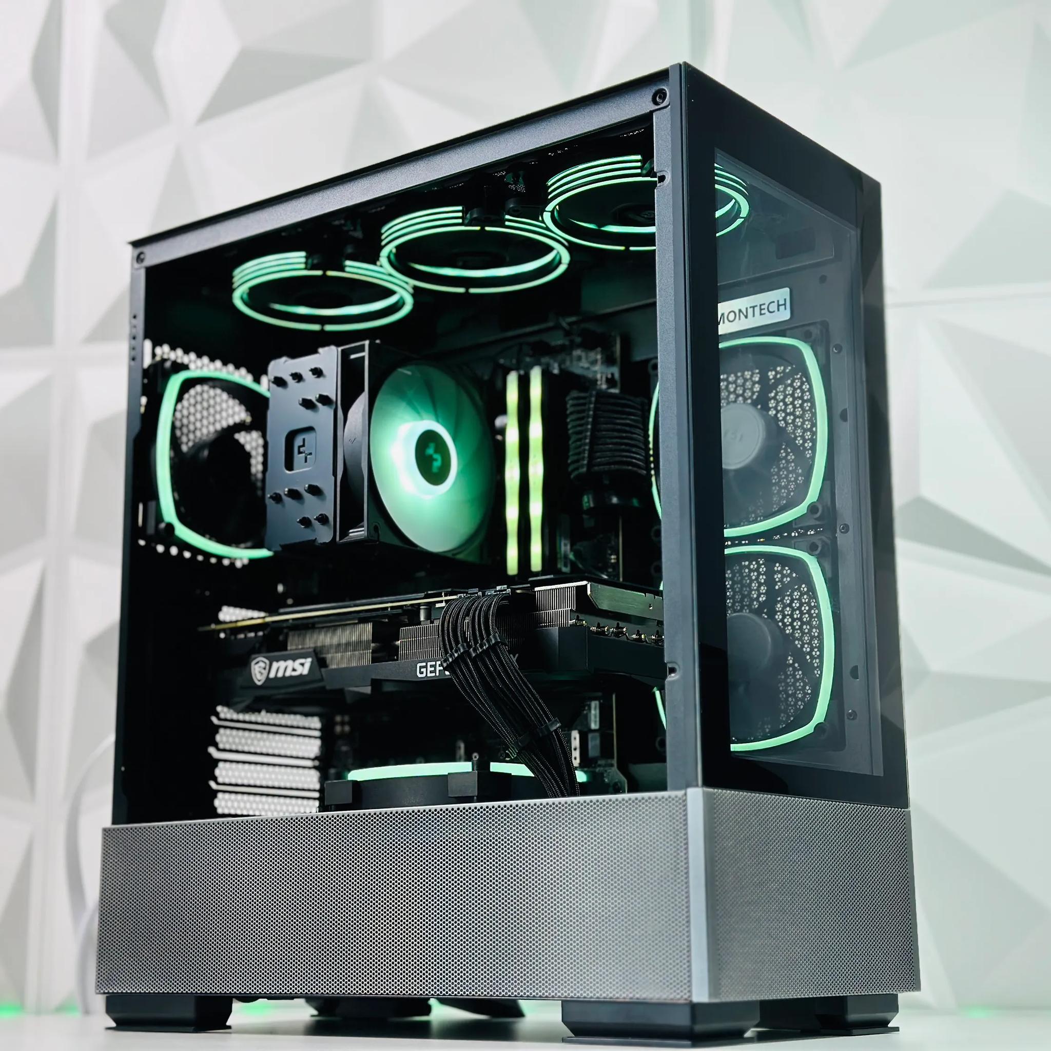 💚✳️Green Star❇️Extreme Gaming PC❇️Nvidia RTX 3090 24GB❇️Intel i7-12700KF 12core❇️32GB DDR4❇️2TB SSD