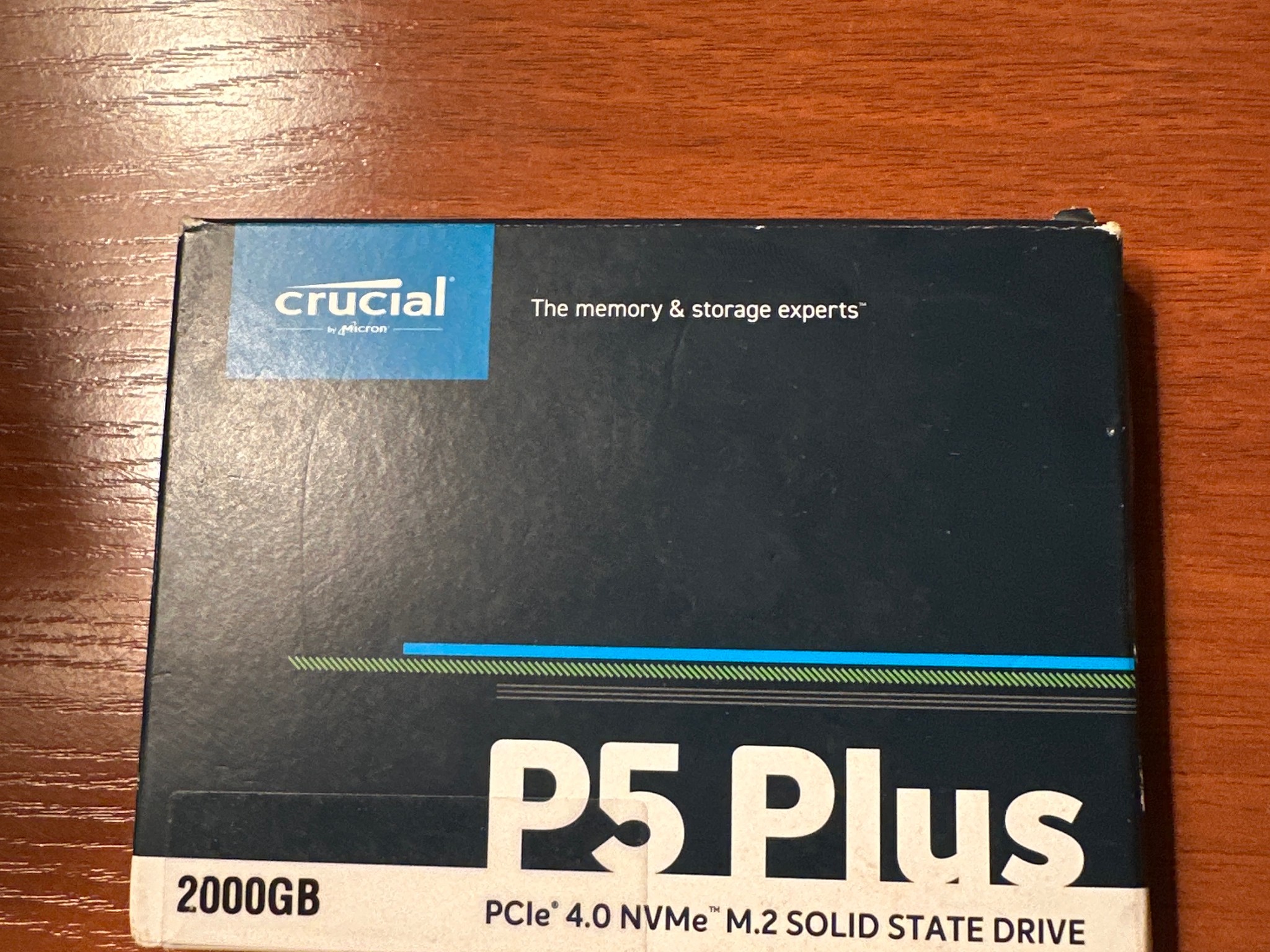 New Opened Crucial P5 Plus 2TB PCIe Gen 4 SSD
