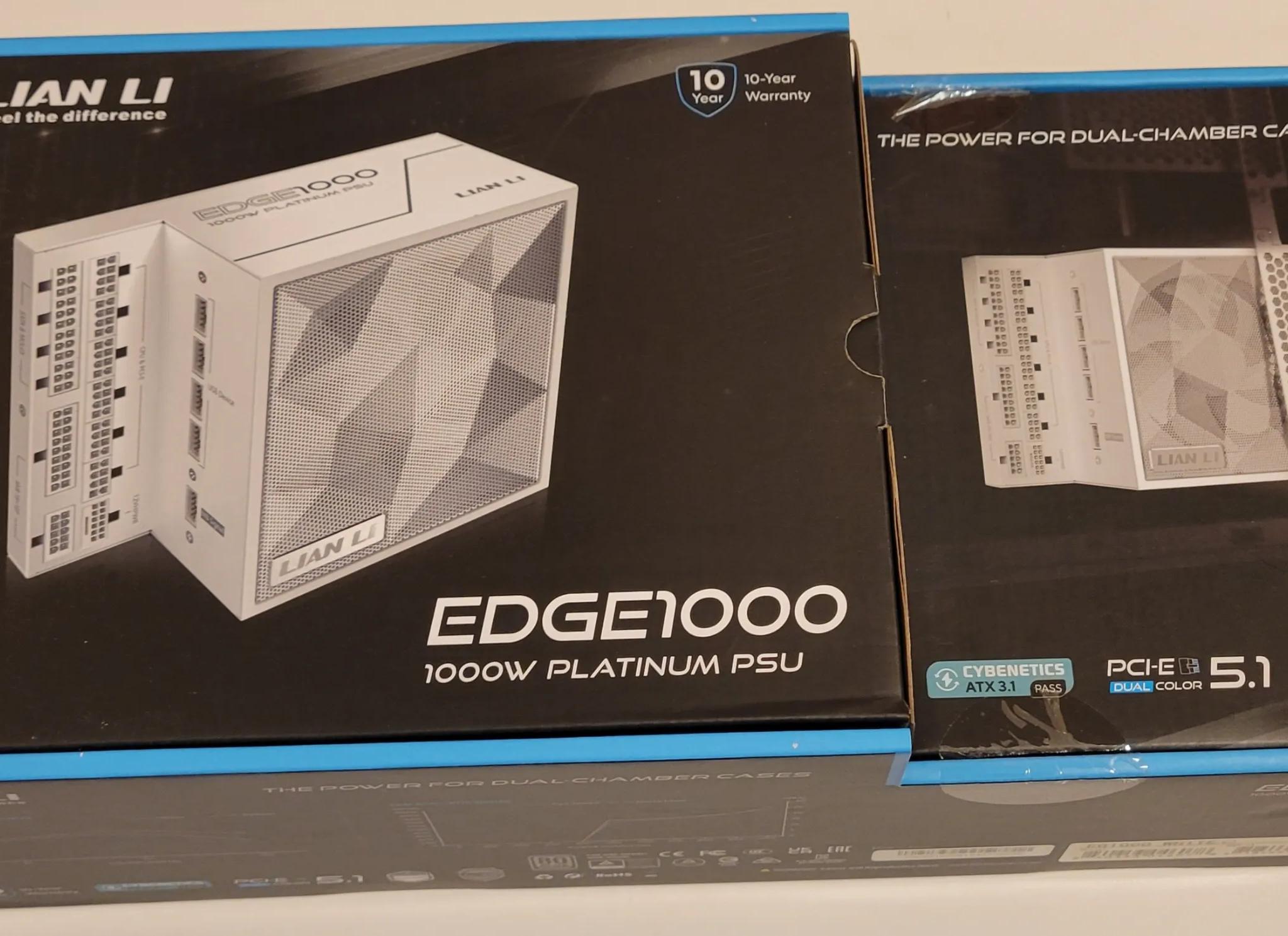 Lian Li Edge 1000W ATX 3.1 Power Supply, White