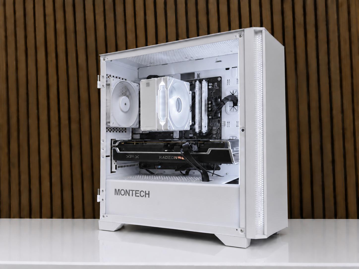 TEAM RED v2 | RX 6700XT 12GB | Ryzen 5 5600x | 32GB RAM | NVME | Windows 11| WHITEOUT