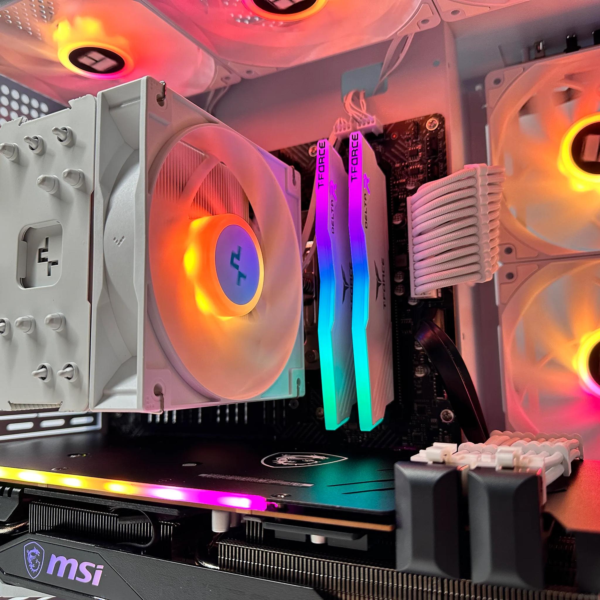 1440p-4K👑 Gaming PC🚀AMD RX 6800 16GB GDRR6⚡Intel 12600K 10-Core⚡32GB DDR4⚡1TB NVME