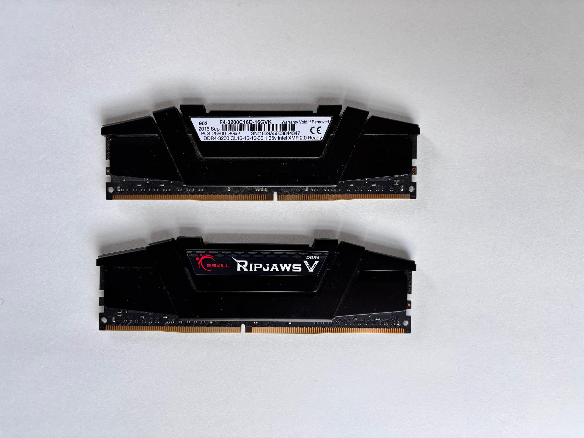 G.skill ripjaws DDR4 16gb 3200mhz