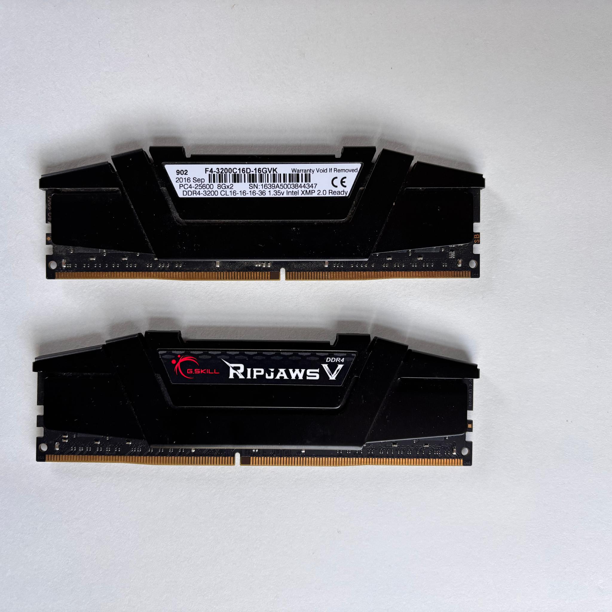 G.skill ripjaws DDR4 16gb 3200mhz