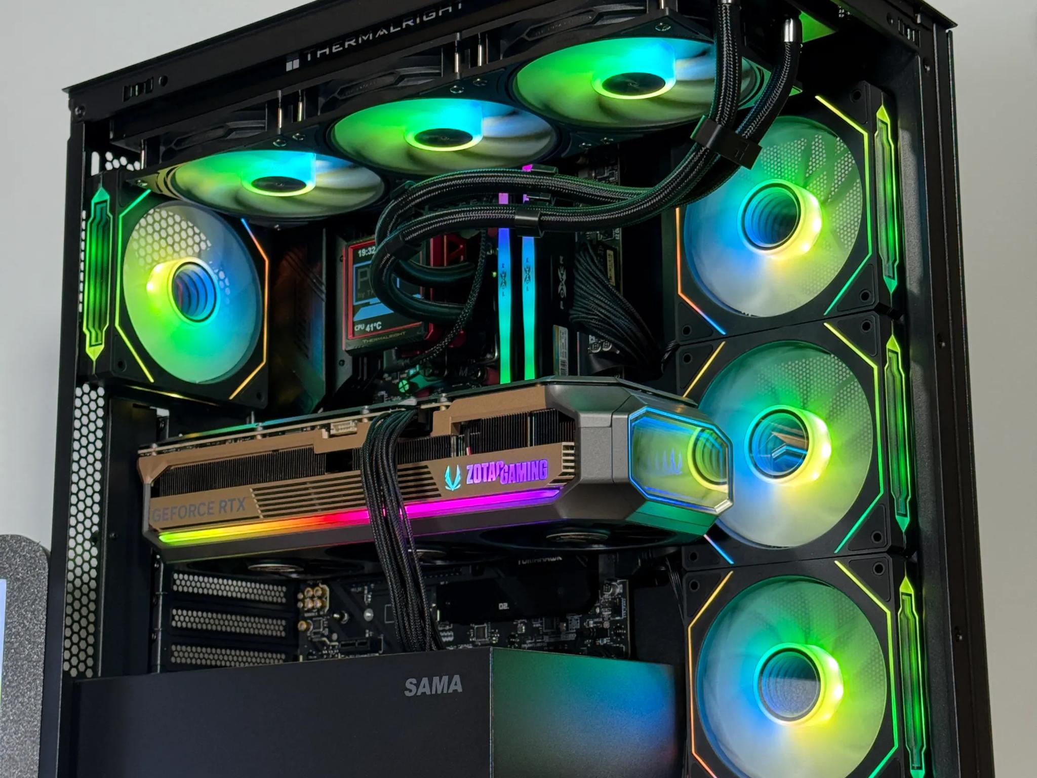 RTX 5090 Flagship Gaming PC 9800x3d 64gb DDR5 4TB NVME SSD