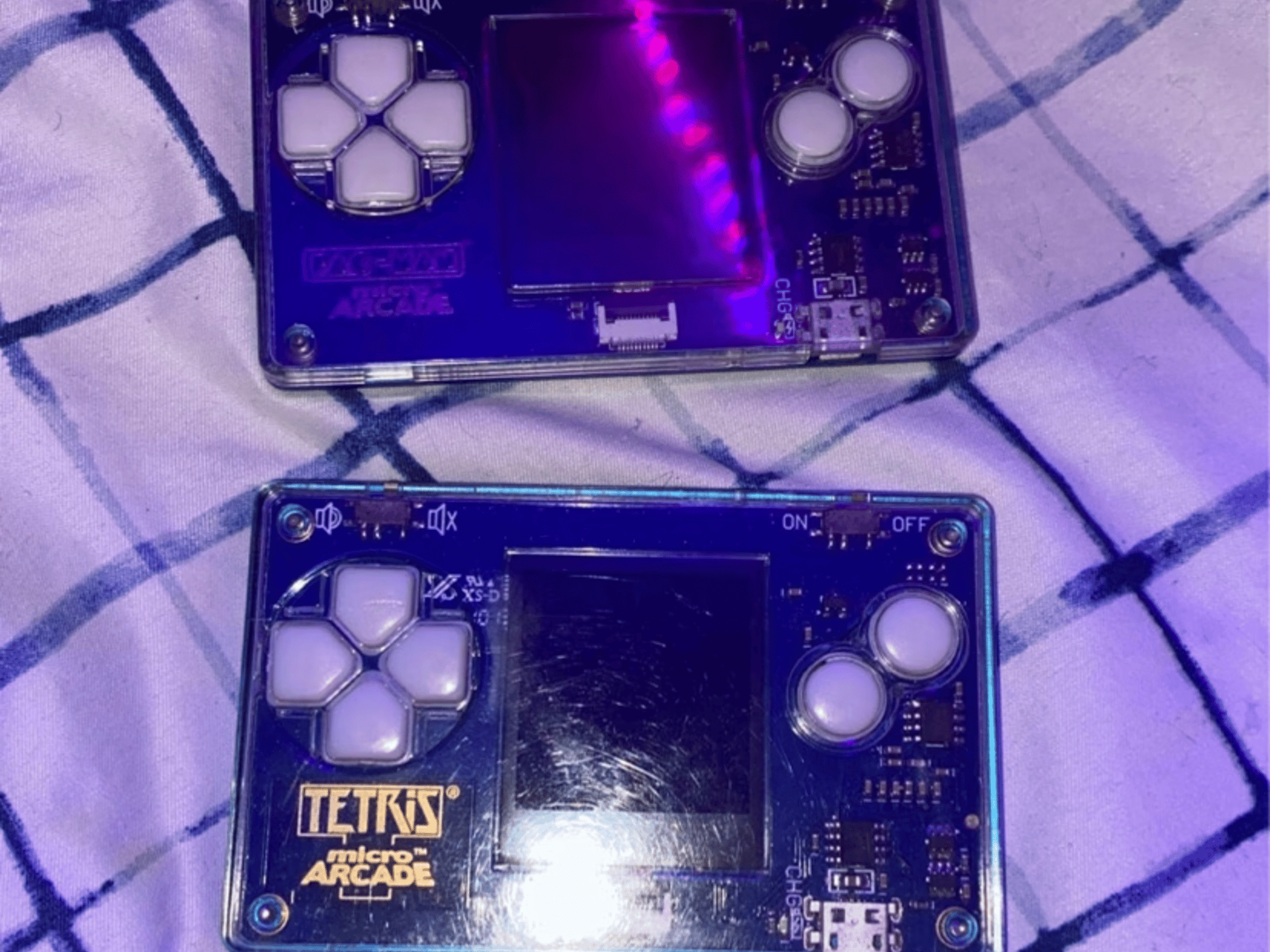 MicroArcade PacMan & Tetris - 2 for the price of 1