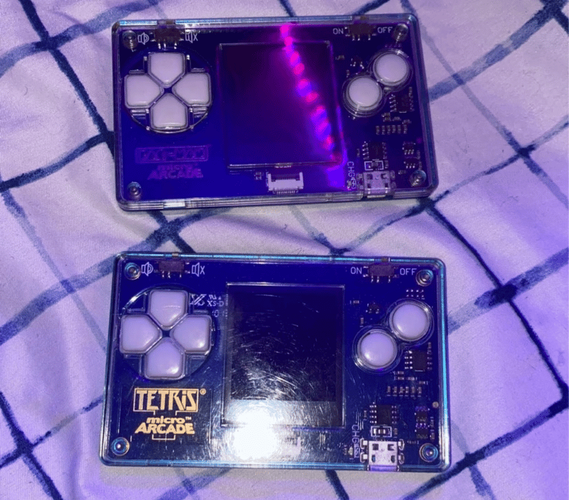 MicroArcade PacMan & Tetris - 2 for the price of 1