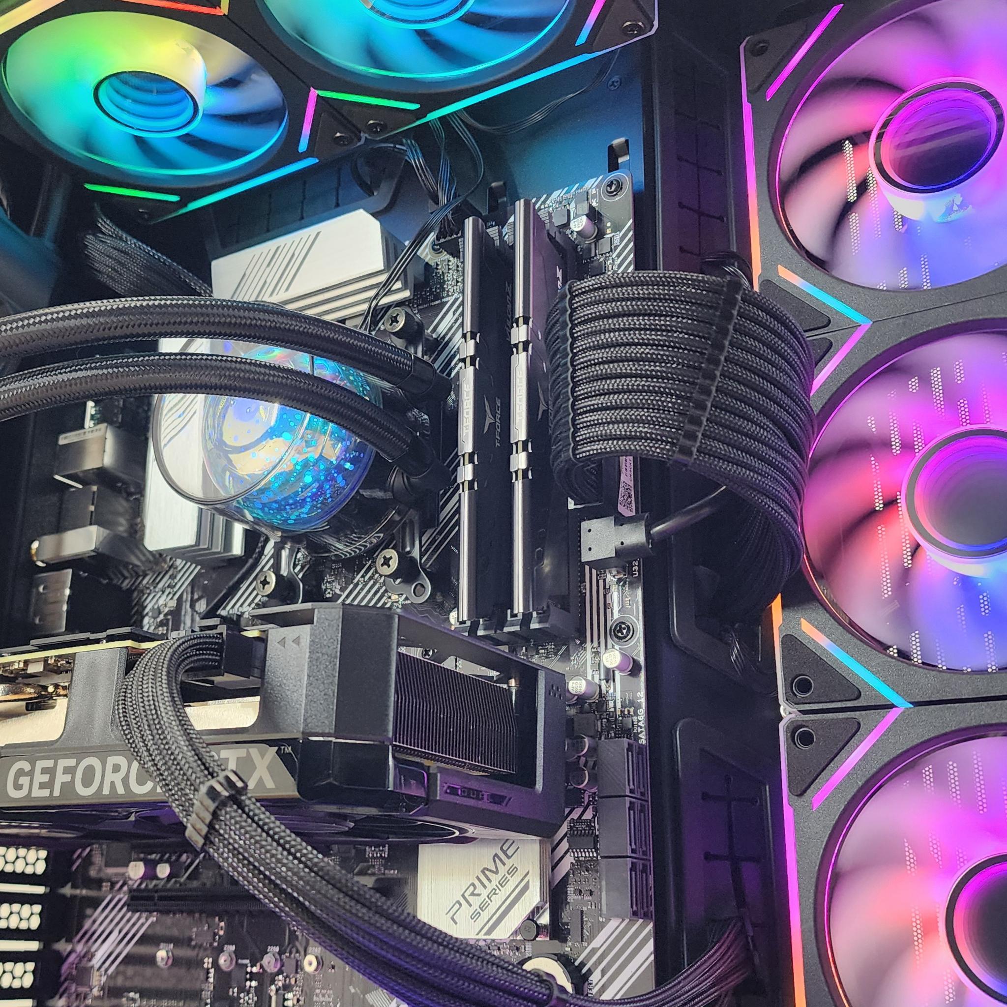 Gaming PC Ryzen 7 5700X 16GB RAM 1TB SSD RTX 4070 12GB Windows 11 Computer