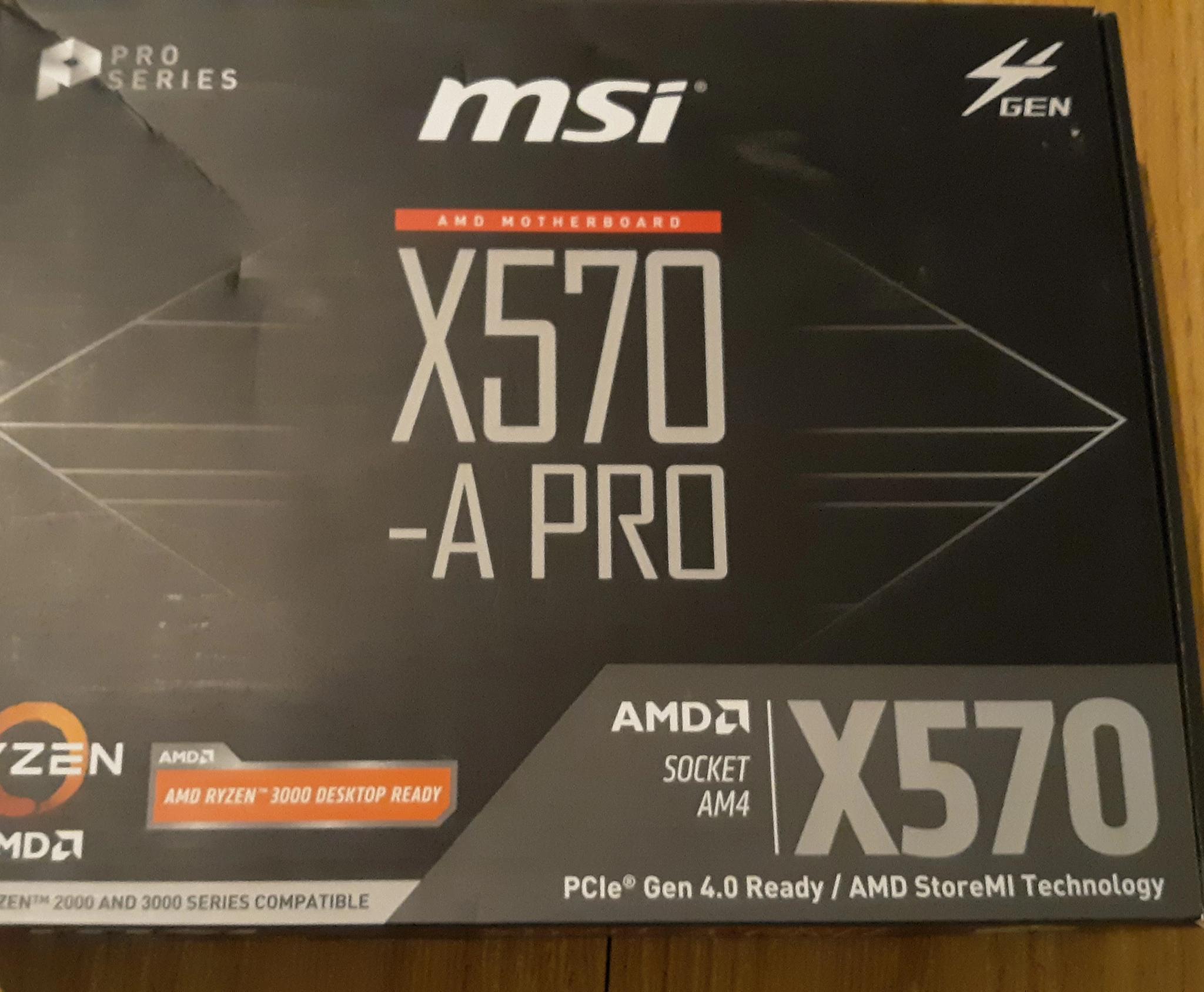 MSi X570-A PRO ATX Socket AM4