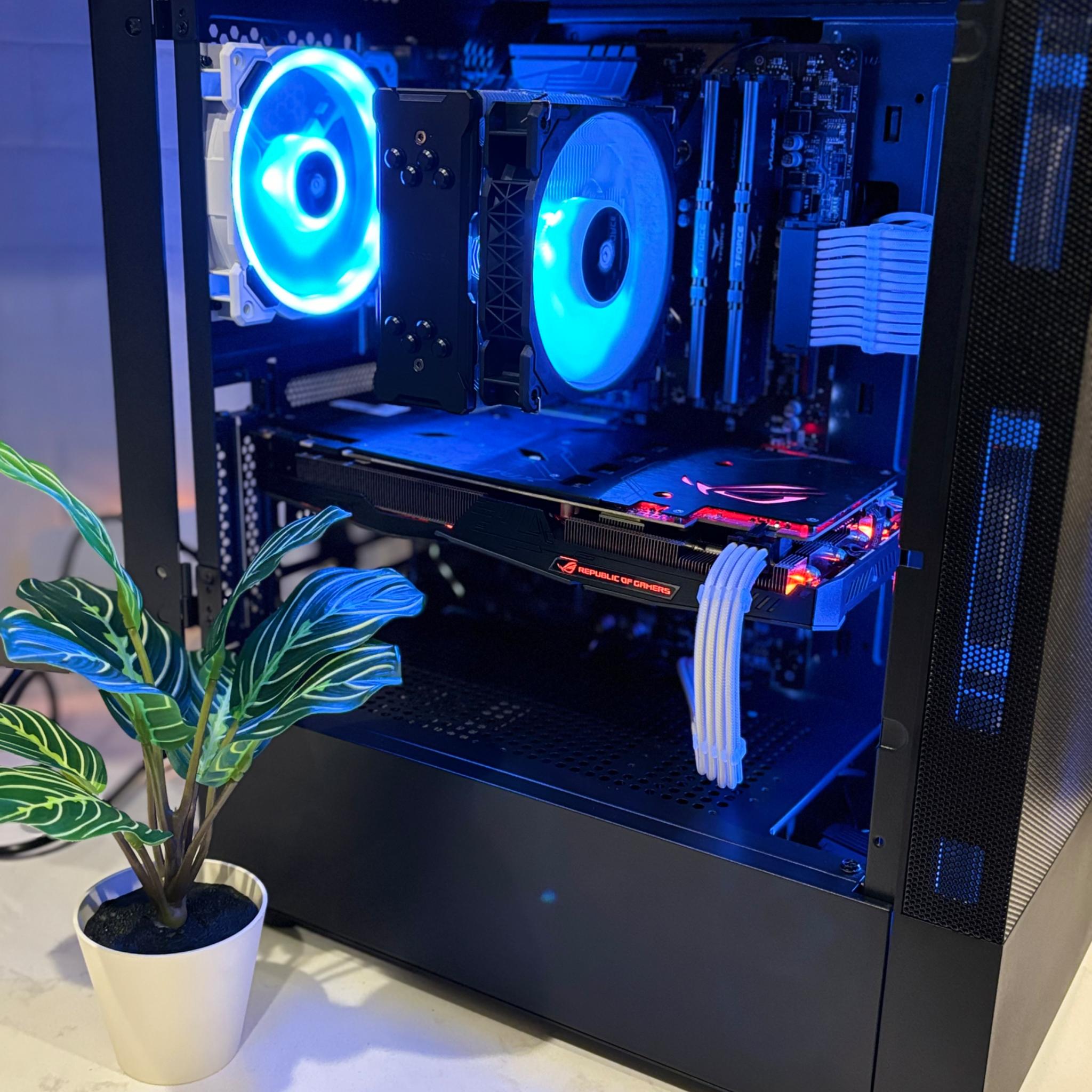 For Sale 1080P Gaming PC with Intel i7-8700k and ASUS ROG GeForce GTX 1070 8GB GPU