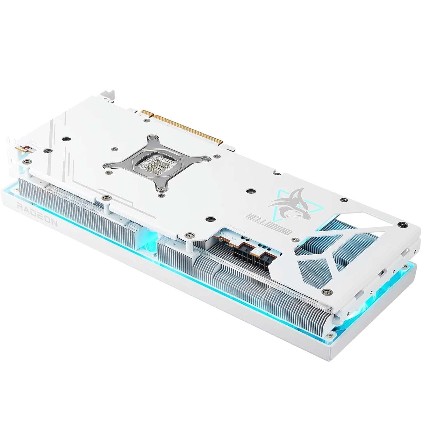 AMD Radeon RX 7800 XT 16GB PowerColor Hellhound Spectral White Graphics Card GPU GDDR6 Tripple Fan