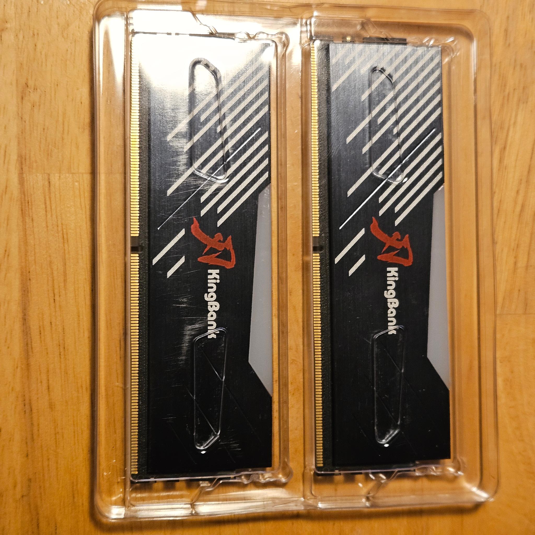 KingBank High-Performance RGB DDR5 6000 MT/s 32GB Cas Latency-30 SK Hynix M-Die Ram Kit