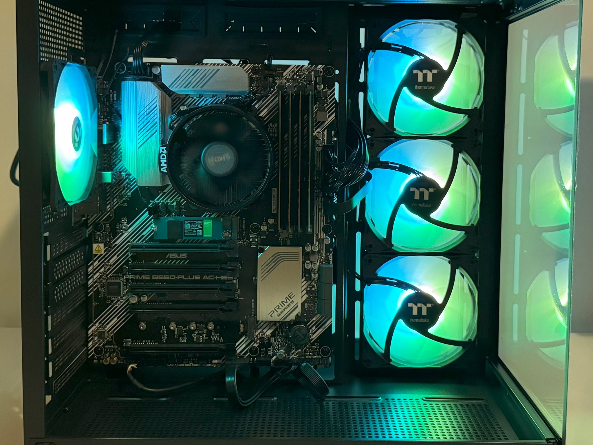 AMD Ryzen 5 5600GT Gaming PC Radeon Vega 7 Graphics ASUS Prime B550-PLUS 32GB DDR4 1TB NVMe SSD
