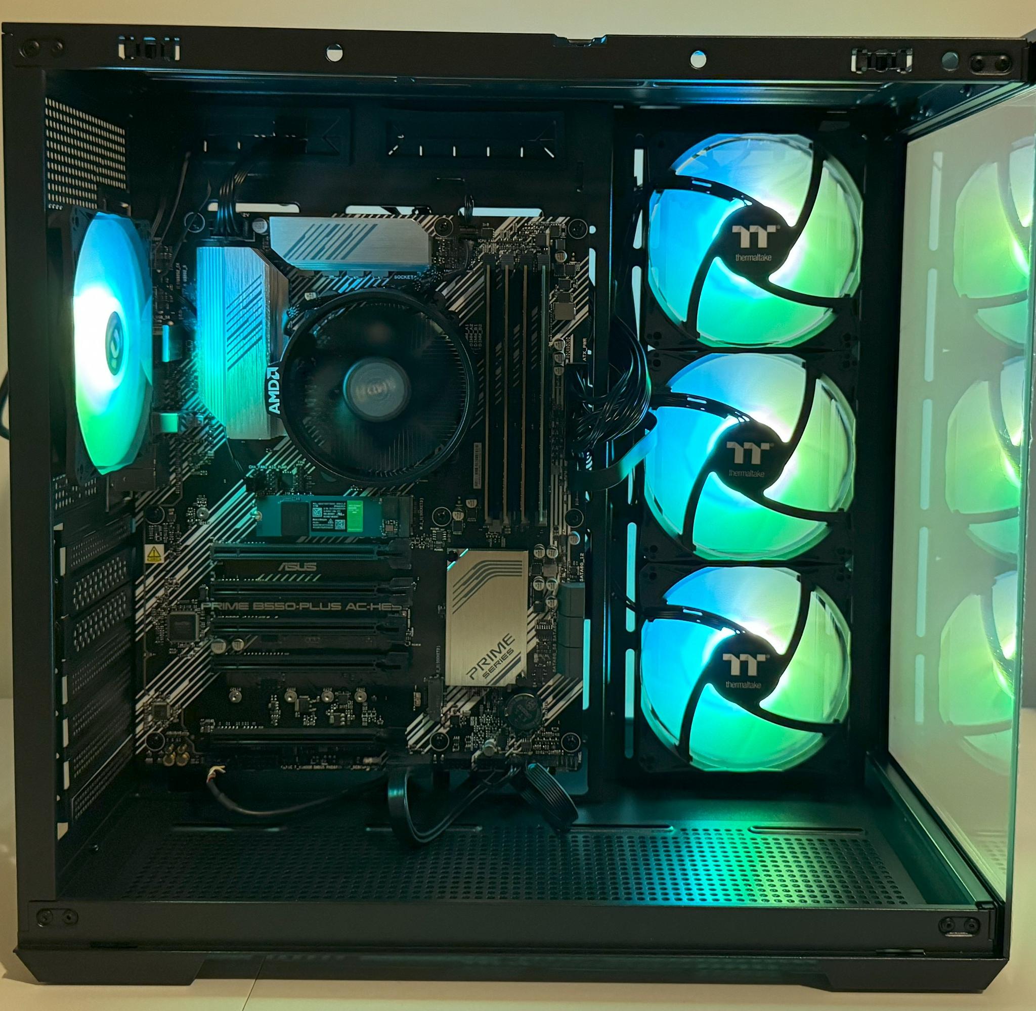 AMD Ryzen 5 5600GT Gaming PC Radeon Vega 7 Graphics ASUS Prime B550-PLUS 32GB DDR4 1TB NVMe SSD