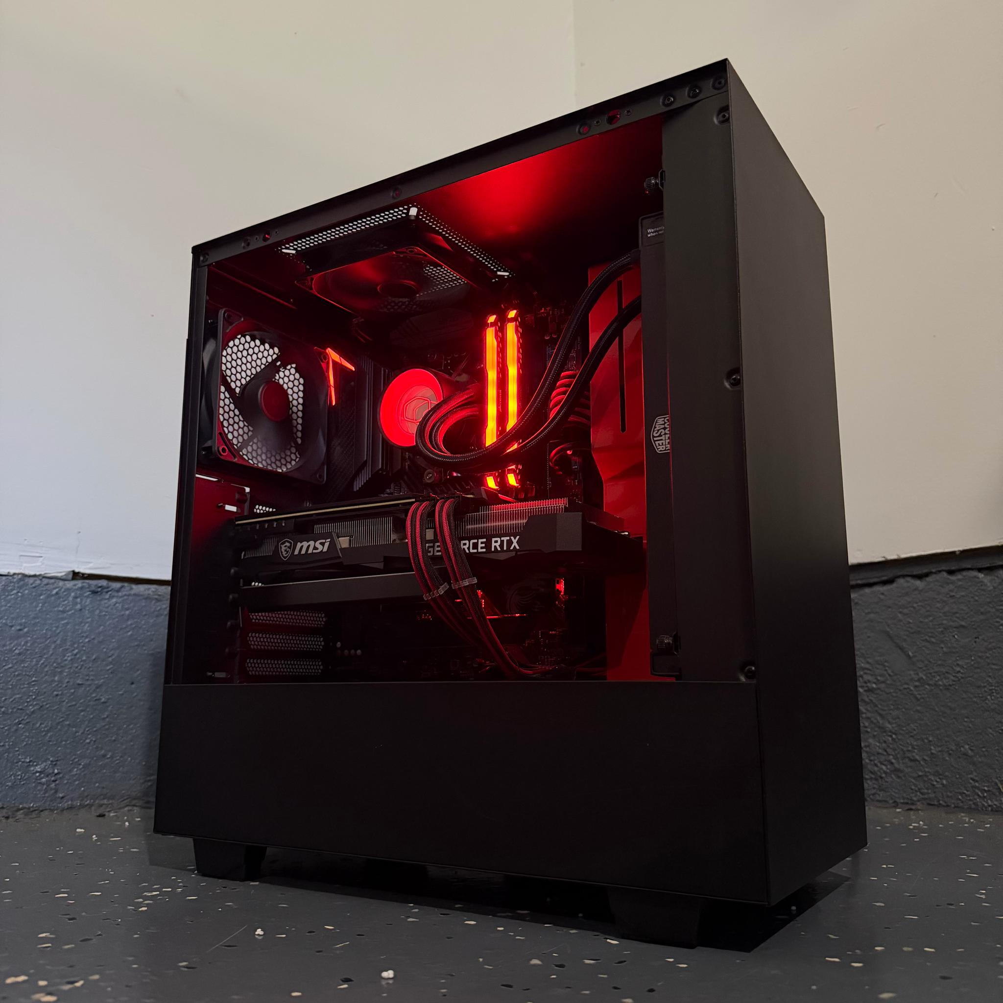 🔴"Infernal Onyx"⚫️| 1440p Gaming | Ryzen 5 5600X | RTX 3070 | 16G Ram | 1TB Storage | Free Shipping
