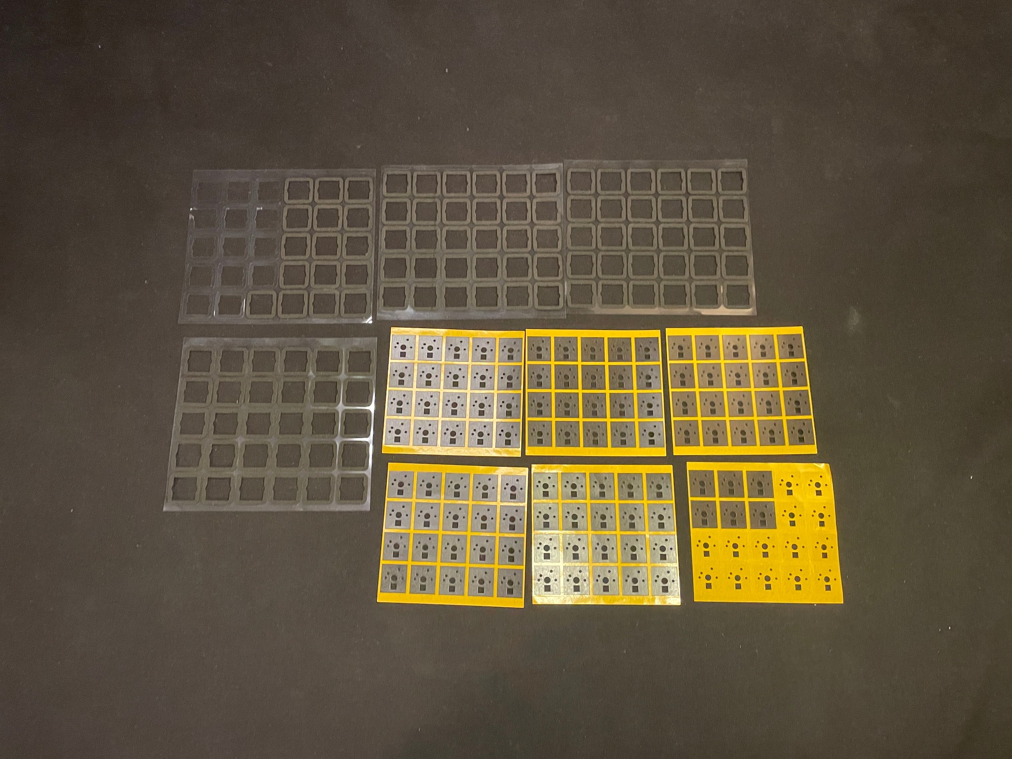 Custom mechanical keyboard board foam