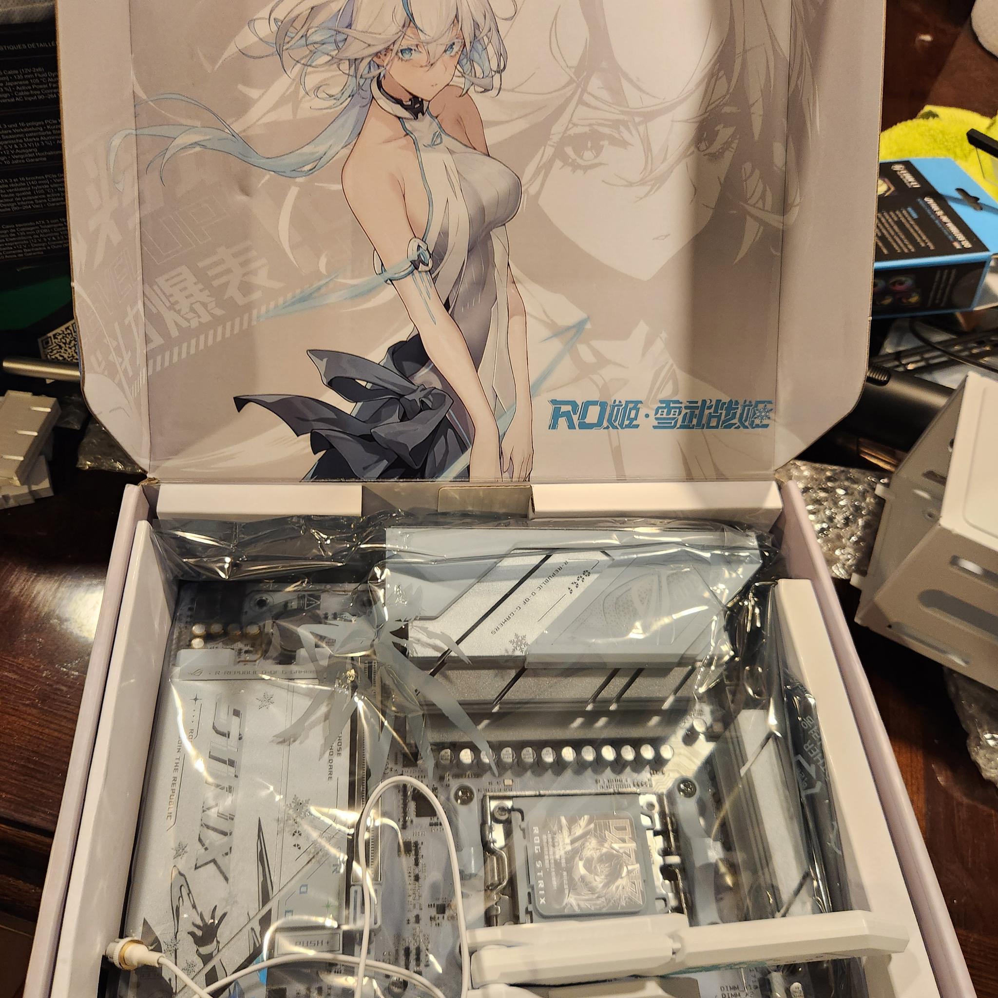 Asus ROG Strix B850-G Fubuki/Blowing Snow version. MATX AM5 Motherboard WiFi7