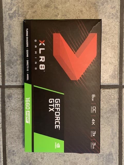 PNY GeForce GTX 1660 Super 6GB XLR8 Gaming. used