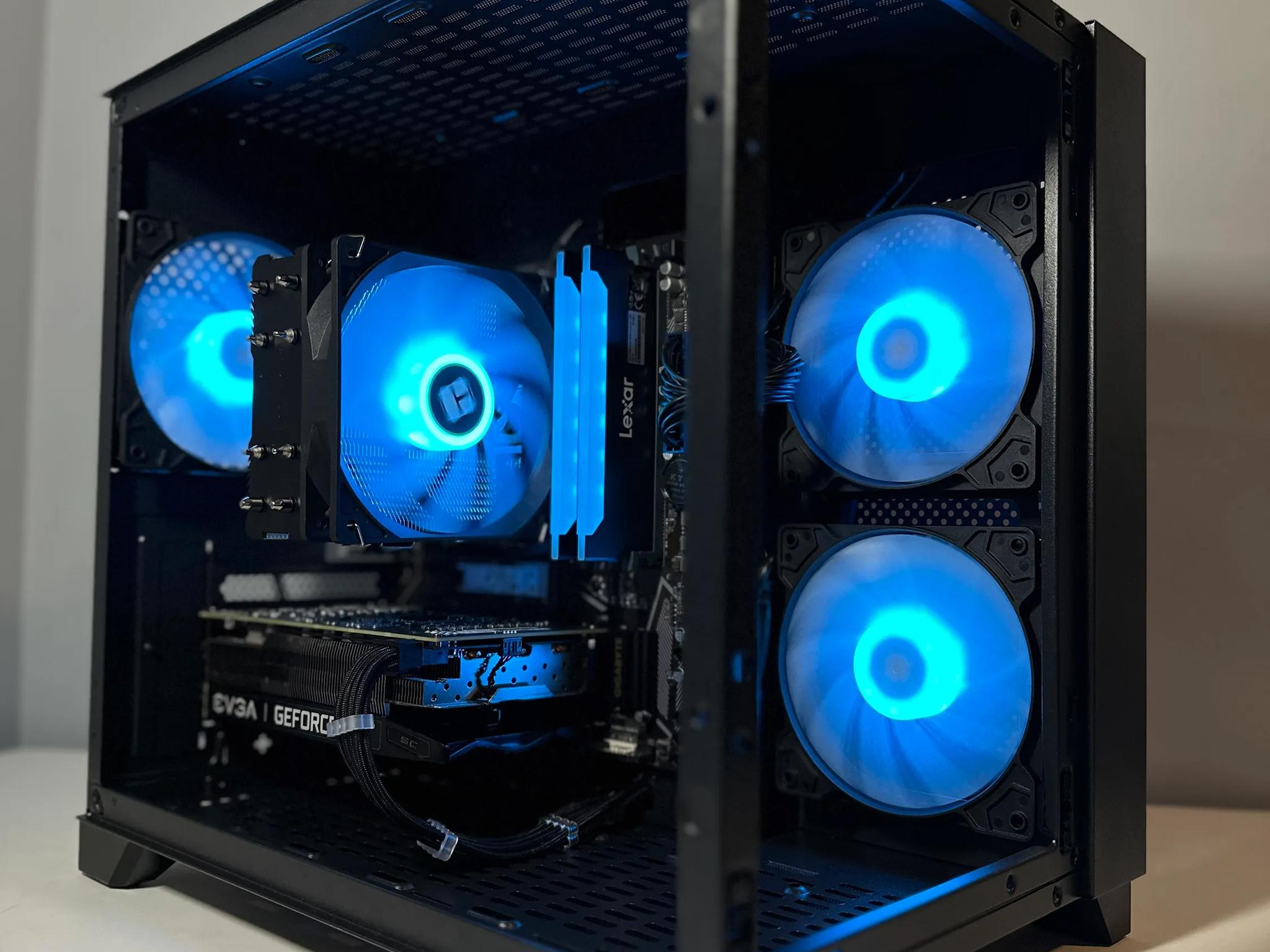 Ryzen 5 4500/Nvidia RTX 2060 6GB Custom RGB Gaming PC WIFI Win10