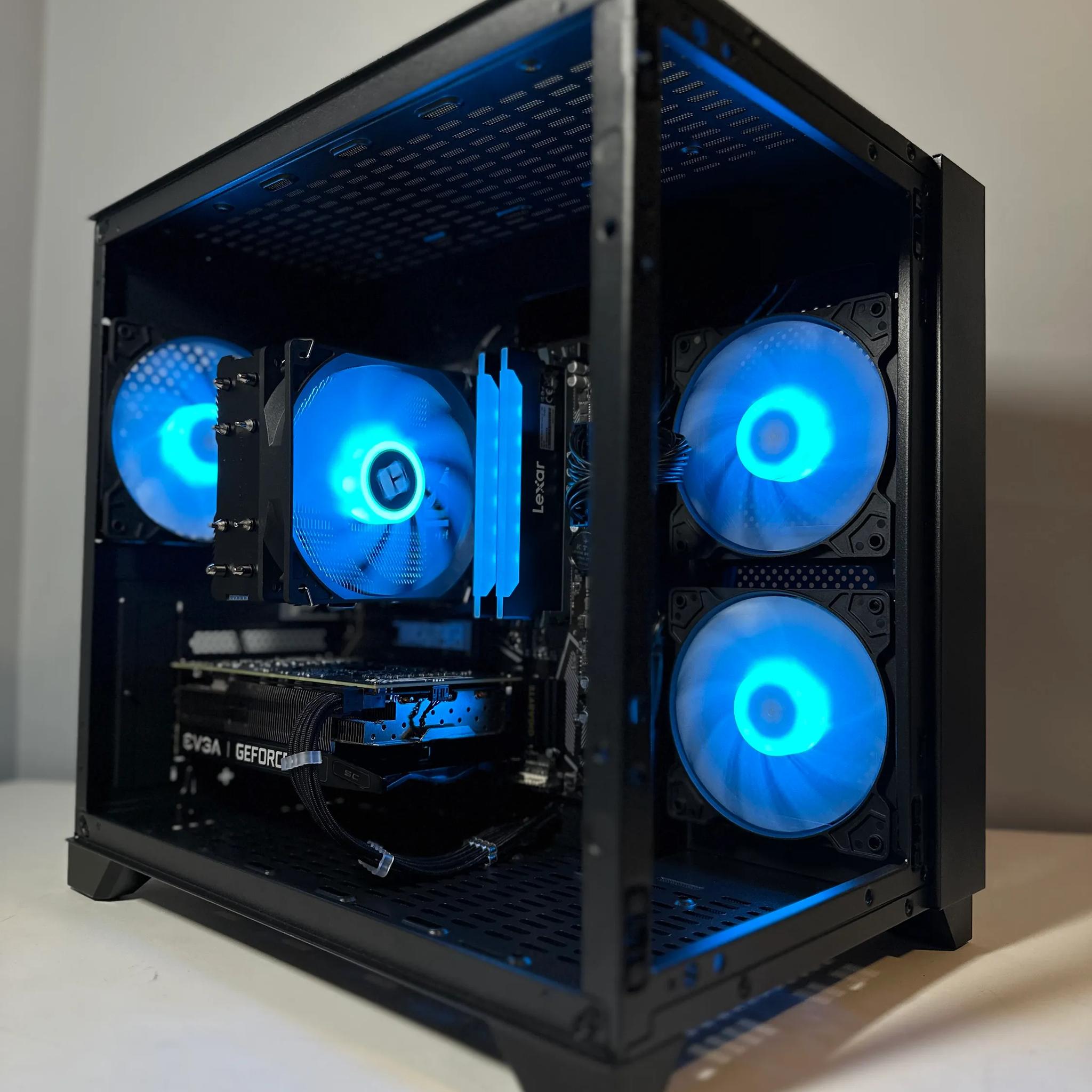 Ryzen 5 4500/Nvidia RTX 2060 6GB Custom RGB Gaming PC WIFI Win10