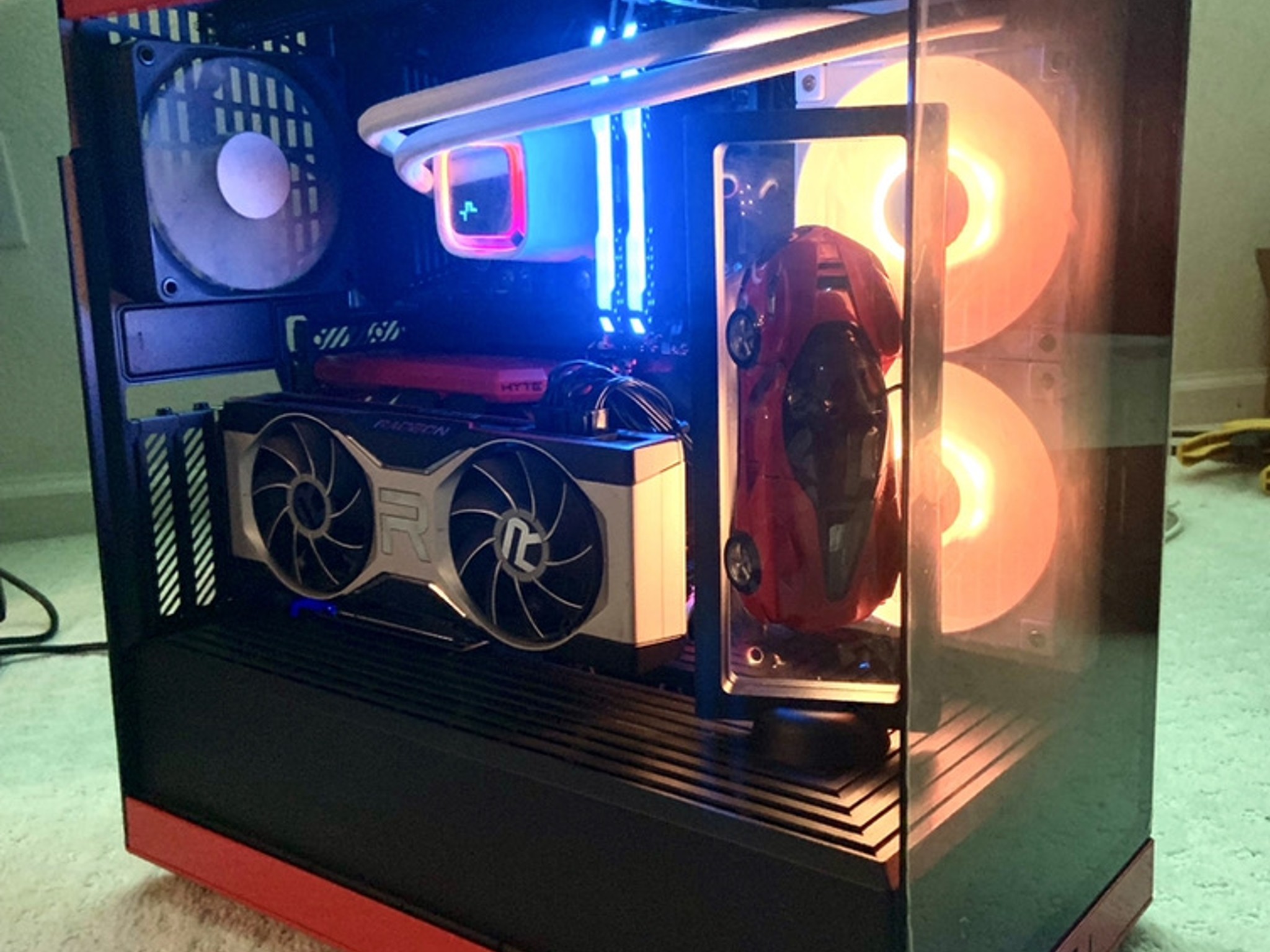 Ryzen 5 5600X | RX 6700 XT | 64GB RGB RAM | 2 TB NVMe | HYTE Y40 (Red Ferrari Theme)