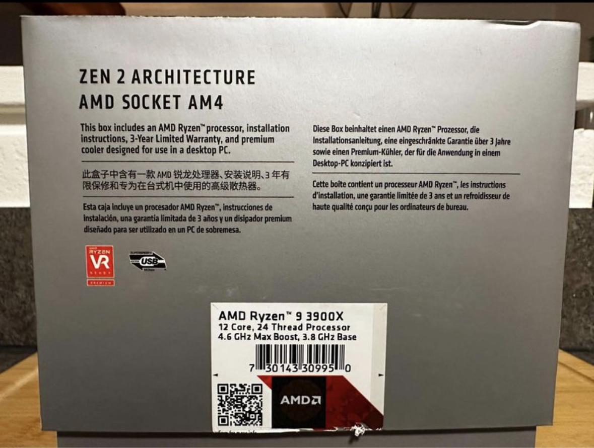 AMD Ryzen 9 3900X