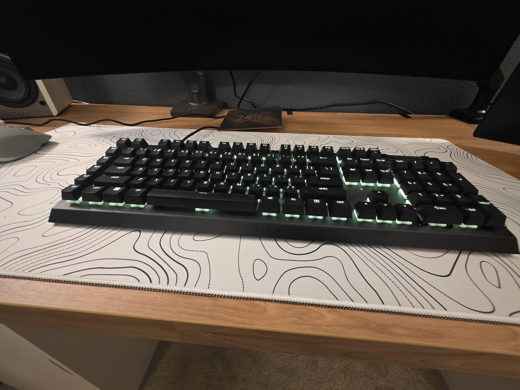 Razer BlackWidow V4 Mechanical Gaming Keyboard: Green Switches Tactile & Clicky Chroma RGB