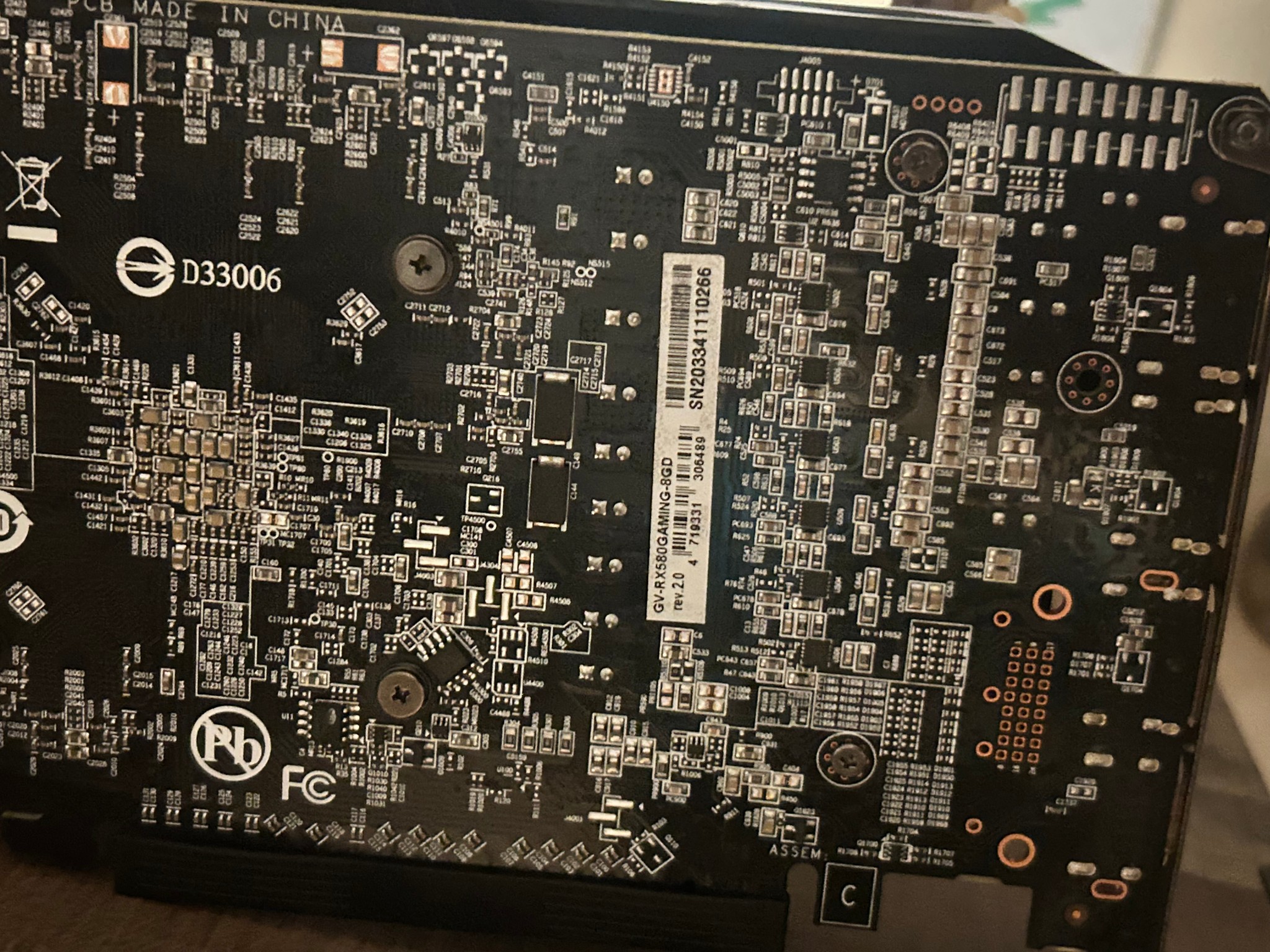 Gigabyte RX 580 8gb | Read Description