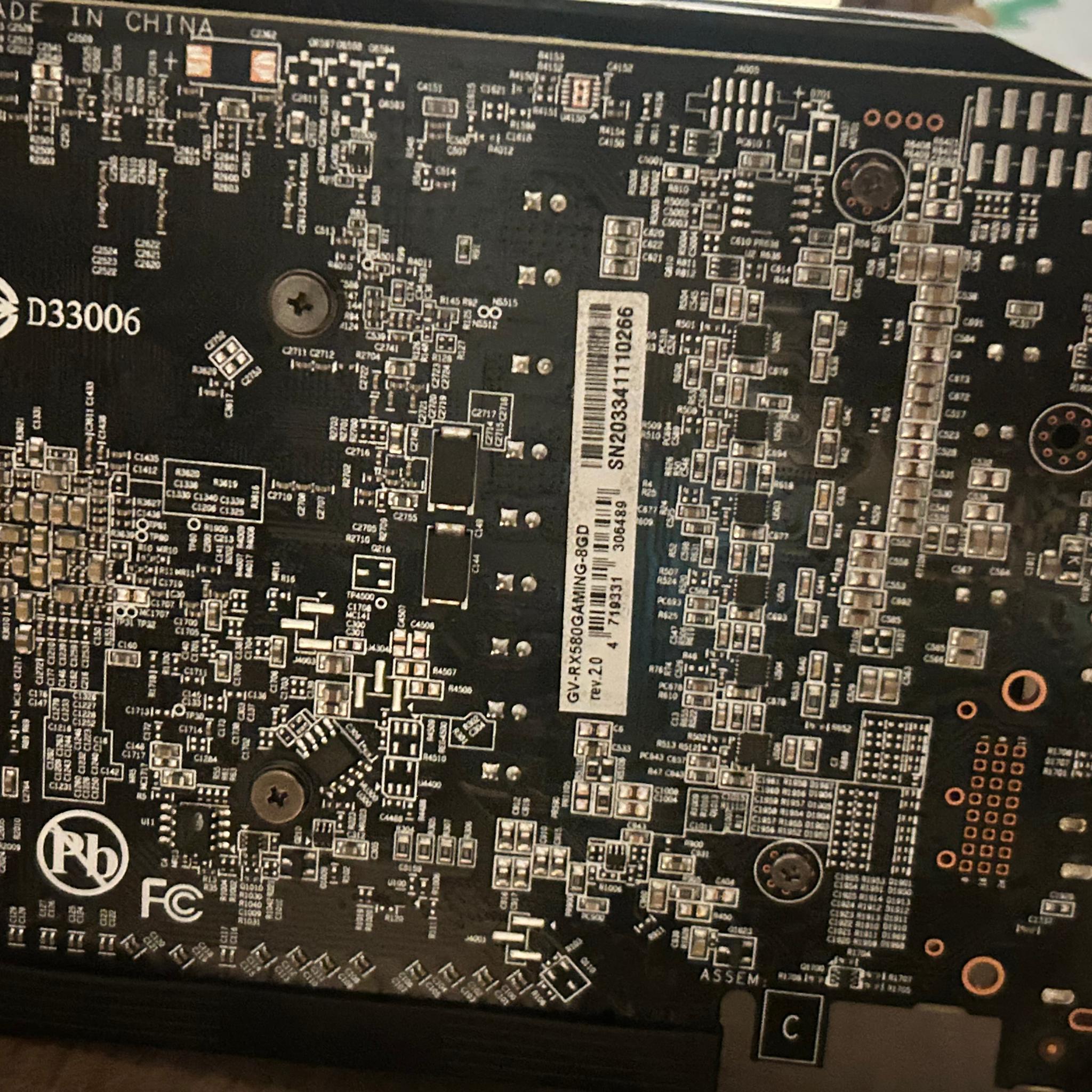 Gigabyte RX 580 8gb | Read Description