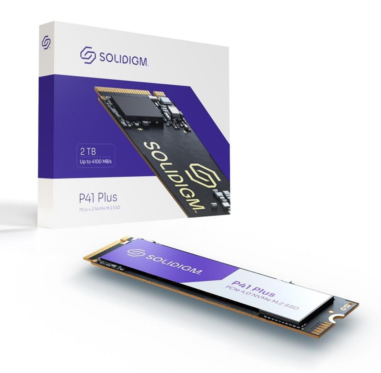 2TB Solidigm P41 Plus PCIe GEN 4 NVMe 4.0 x4 M.2 2280 3D NAND