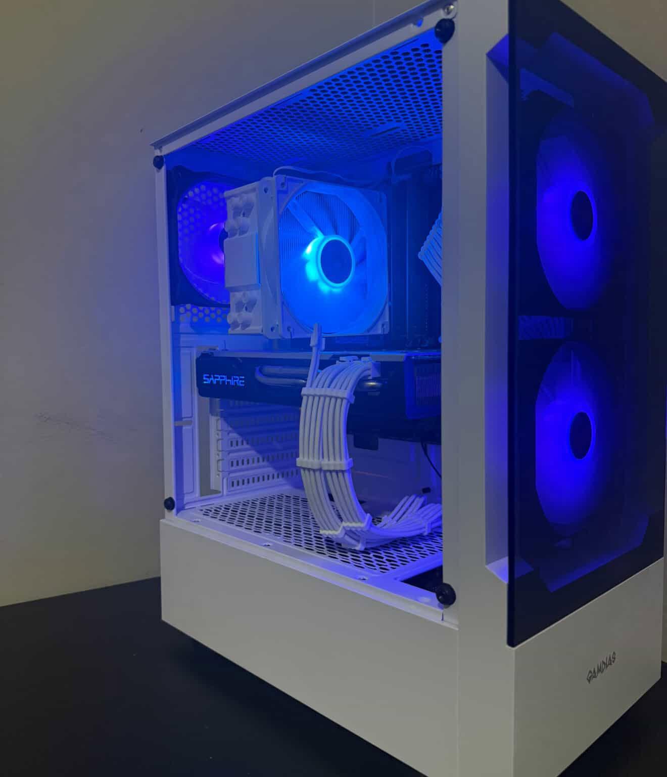 ❄️ White Phantom Gaming PC ❄️ | Intel i5 | Sapphire RX 570 4GB | 16GB DDR4 |