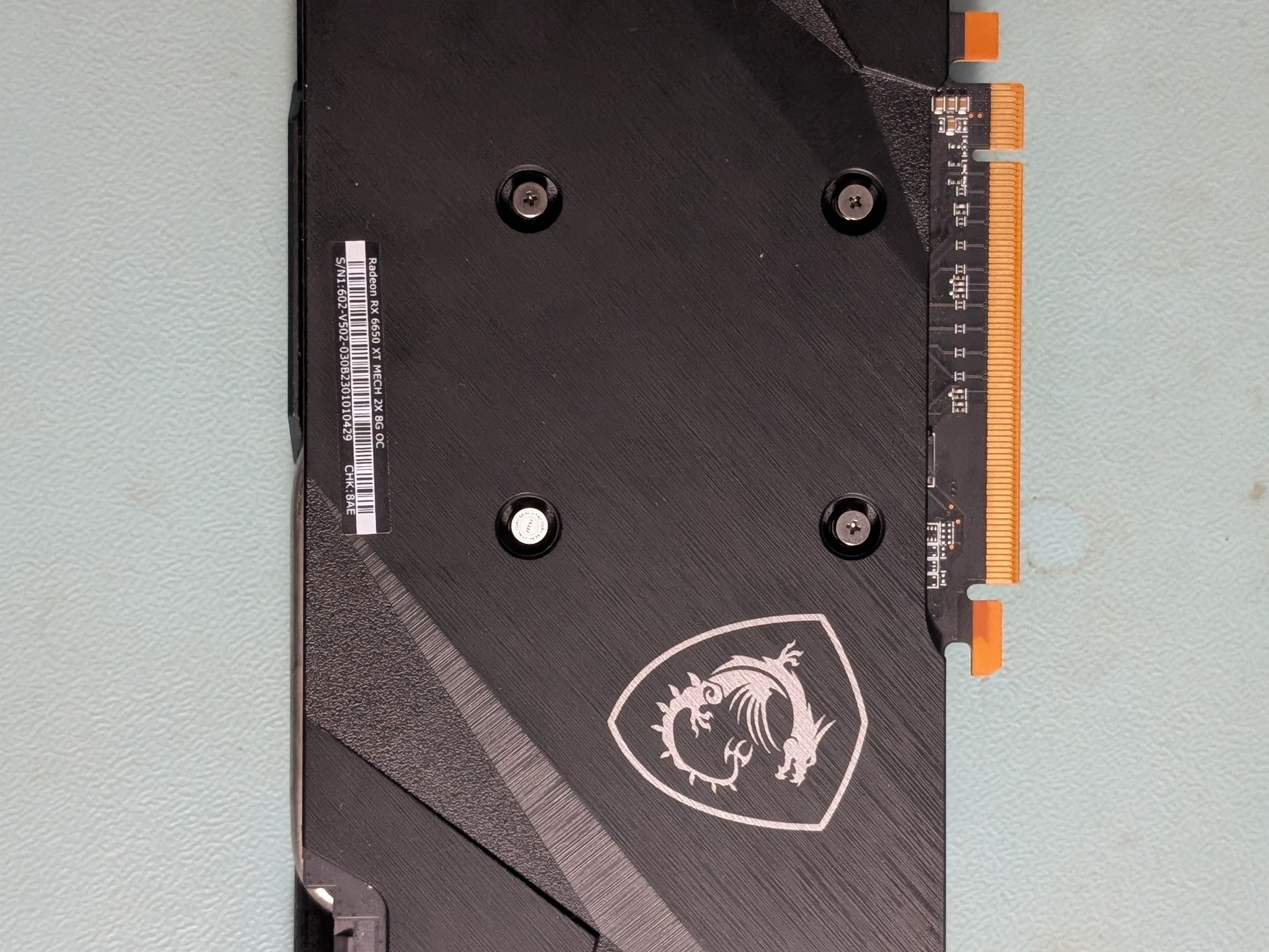 MSI MECH 2X OC Radeon RX 6650 XT (Please Read)