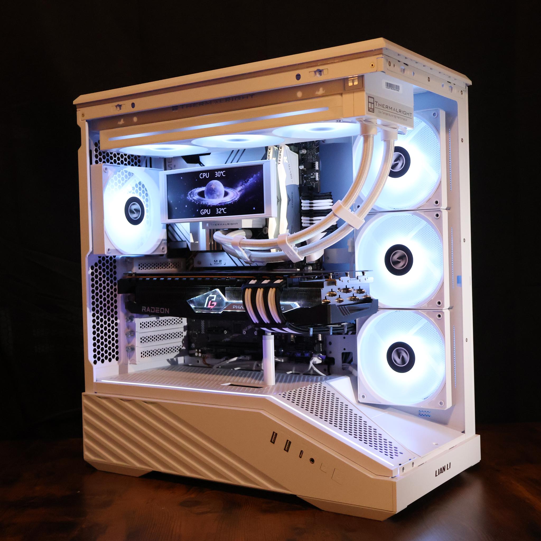 7900XTX | 14900KF | 64GB DDR5 | 2TB NVME | White Custom Gaming PC