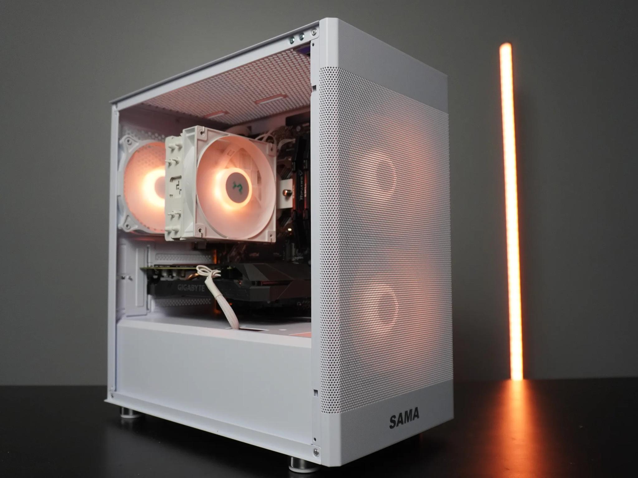🤍CLEAN WHITE🤍 1080p Value PC 💚GTX 1660 6GB 🧡Ryzen 5 2600 6 Cores | 16GB RAM | 1TB NVME