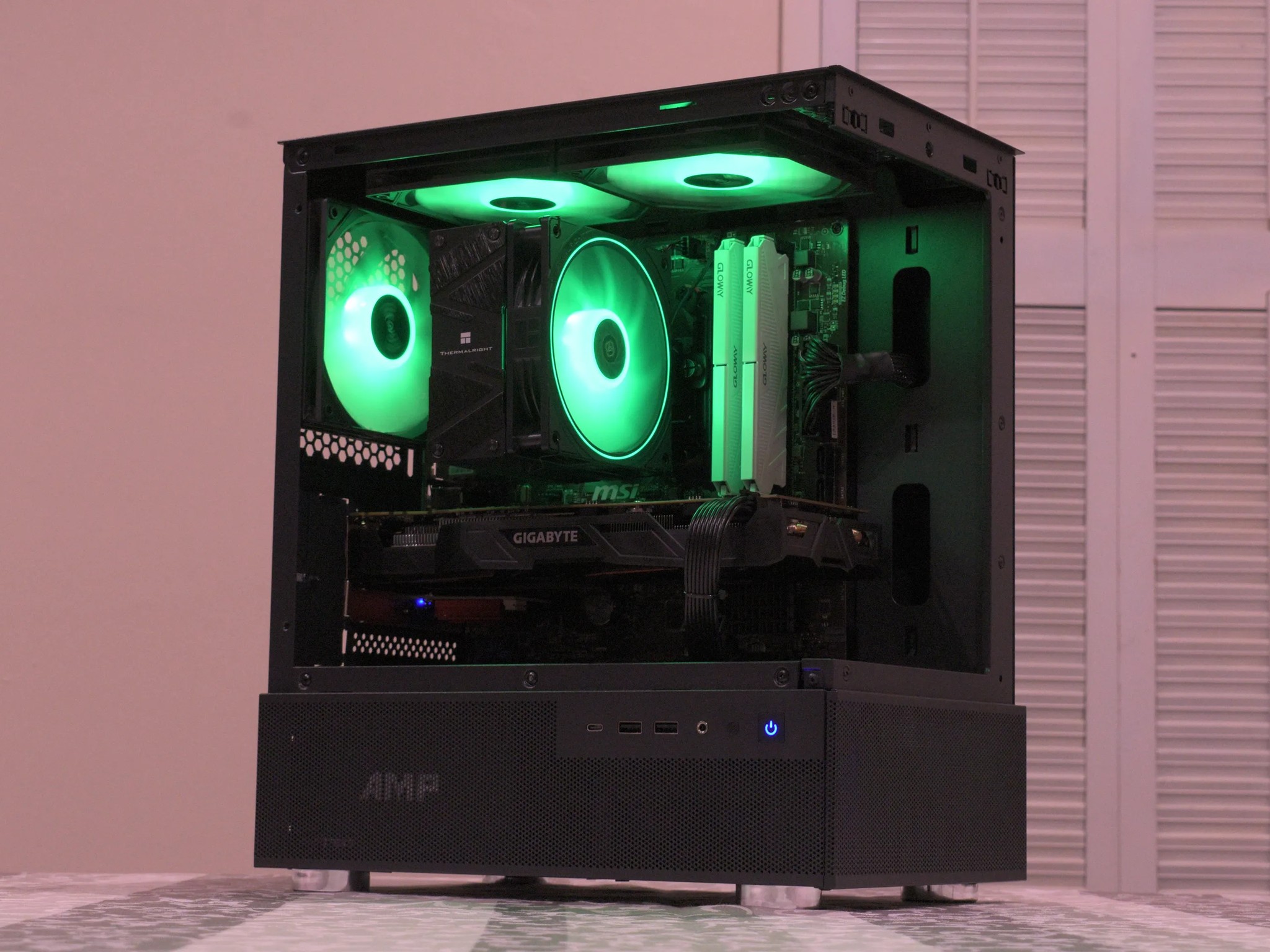 🎮Budget Gamer🎮 Ryzen 5 3600 | GTX 1070 8GB | 16GB DDR4 | 1TB nVME SSD | 1080p Black Gaming PC RGB
