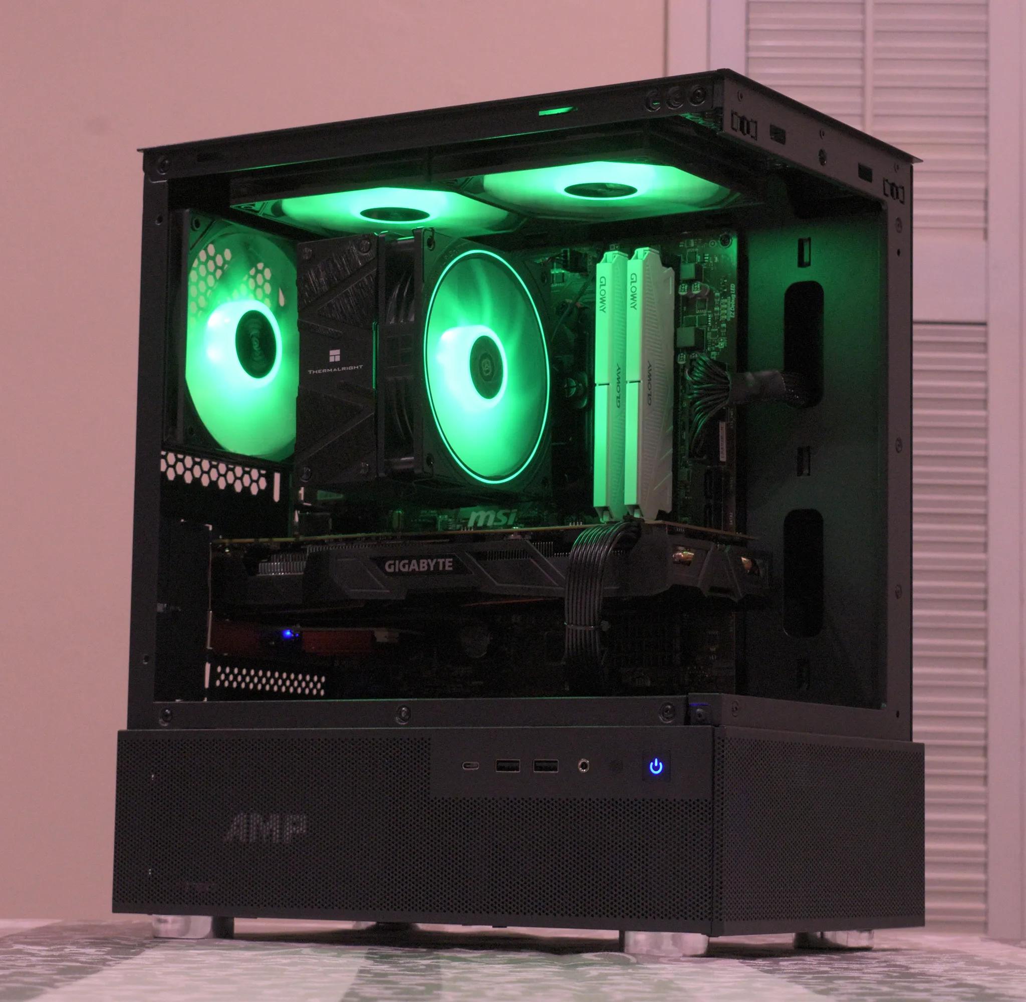🎮Budget Gamer🎮 Ryzen 5 3600 | GTX 1070 8GB | 16GB DDR4 | 1TB nVME SSD | 1080p Black Gaming PC RGB