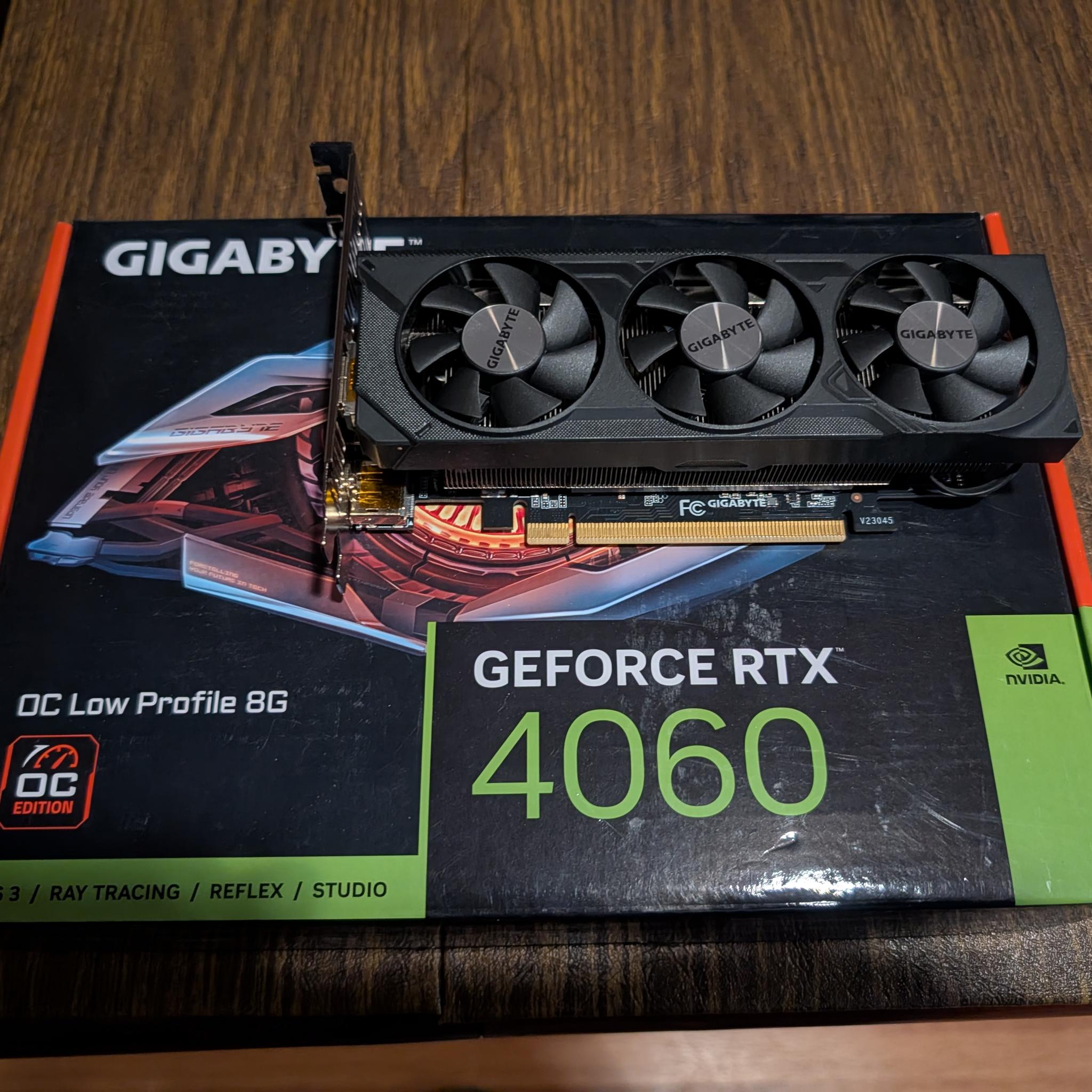GIGABYTE GeForce RTX 4060 OC Low Profile 8G GDDR6