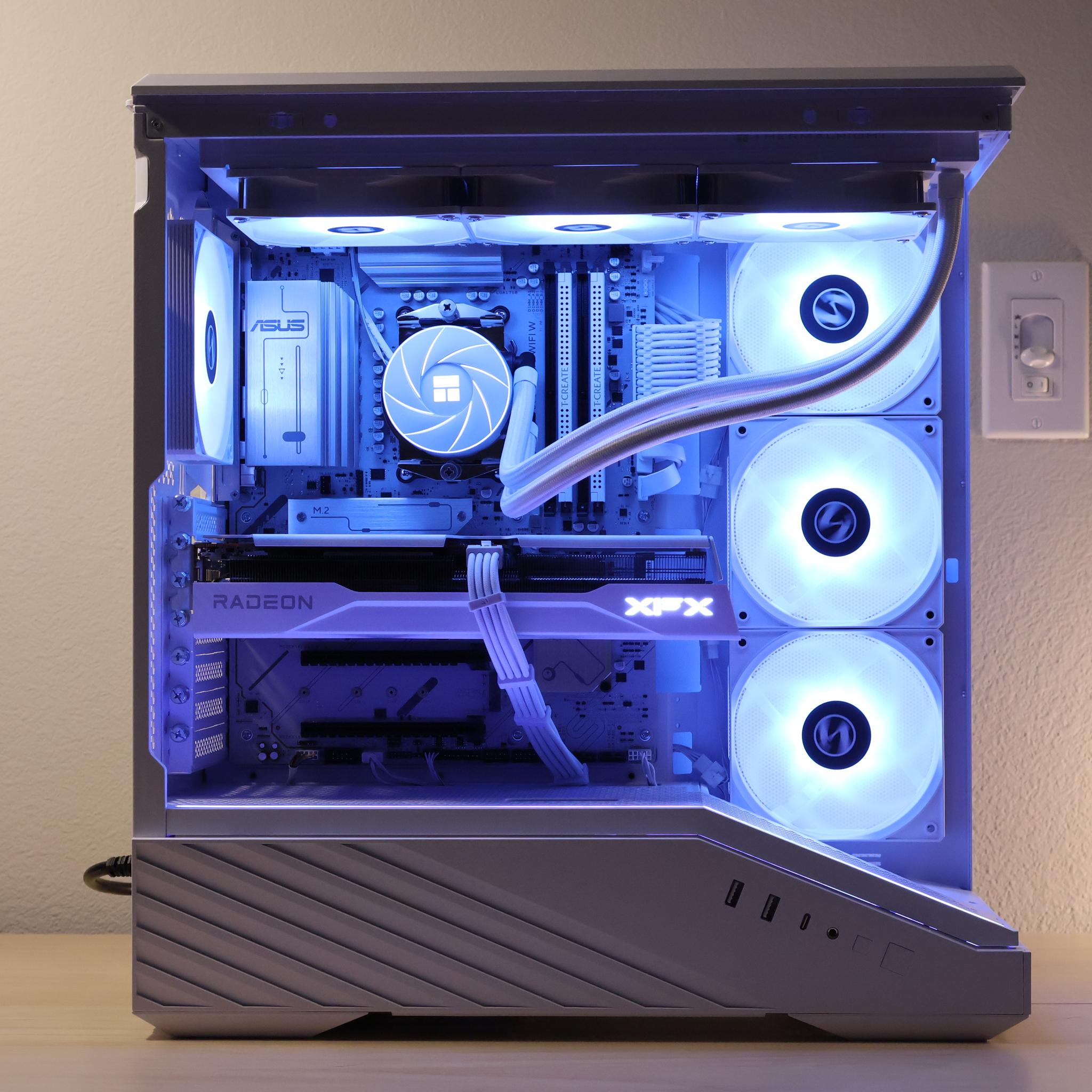 White AM5 Gaming PC | 9060XT | 7600x | 16GB DDR5 | 1TB SSD