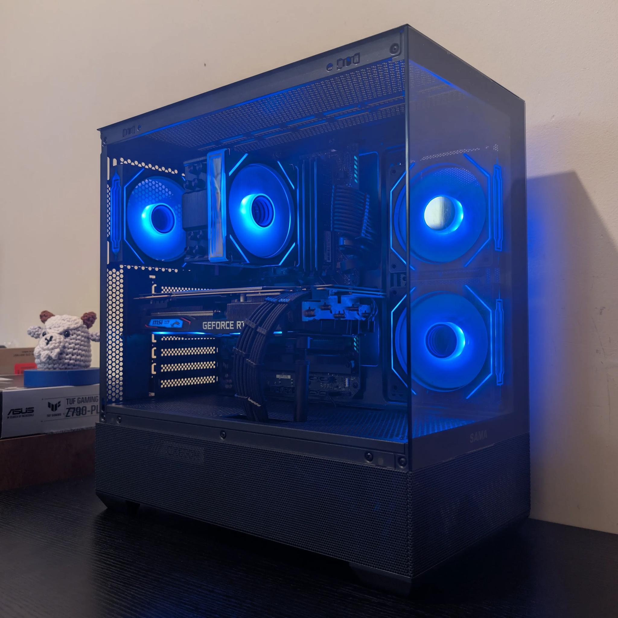 🐦‍⬛1440p Black RGB Gaming PC | RTX 2070 Super | i7 11700 | 1TB SSD | 48GB RAM | WiFi & Bluetooth🐦‍⬛