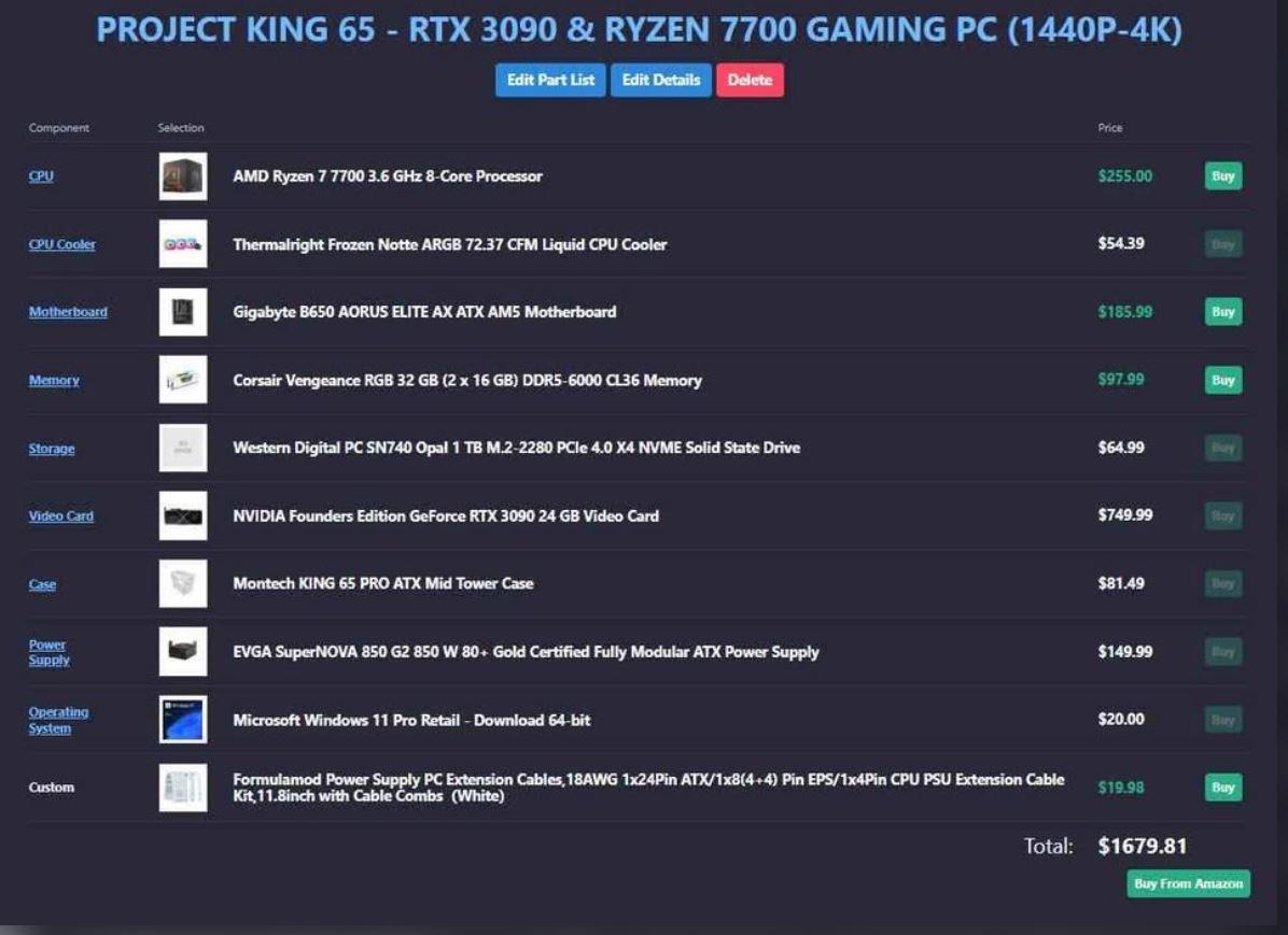 🗽PROJECT FREEDOM🗽 RTX 3090 | RYZEN 7700 | 32GB DDR5 | 1TB SSD | BNIB | 1440P/4K | GAMING PC $1709