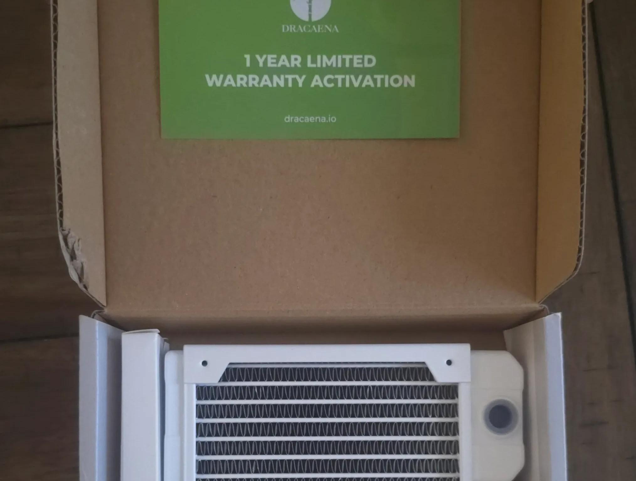 Dracaena 120mm radiator(White)