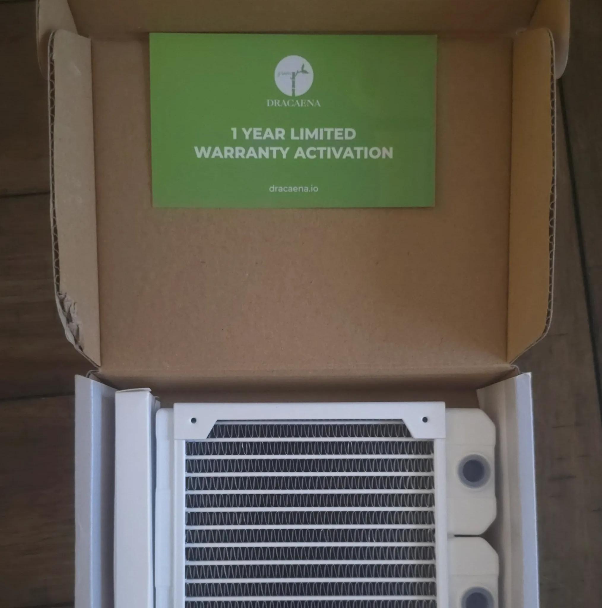 Dracaena 120mm radiator(White)