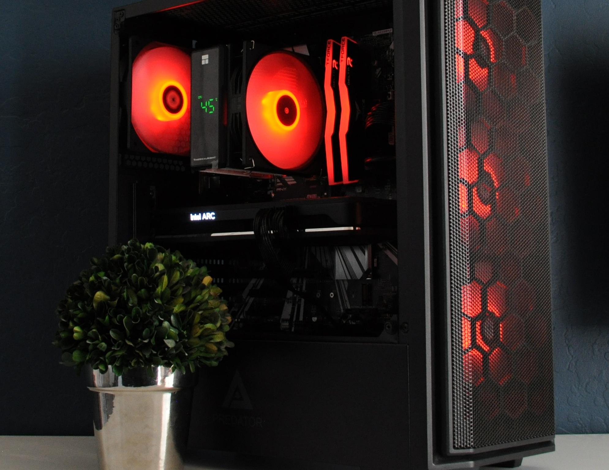 ALL INTEL GAMING PC | WIN 11 READY | ARC A750 | I5 9400F | 16GB RAM | 1TB SSD | ARGB | 1080P/1440P