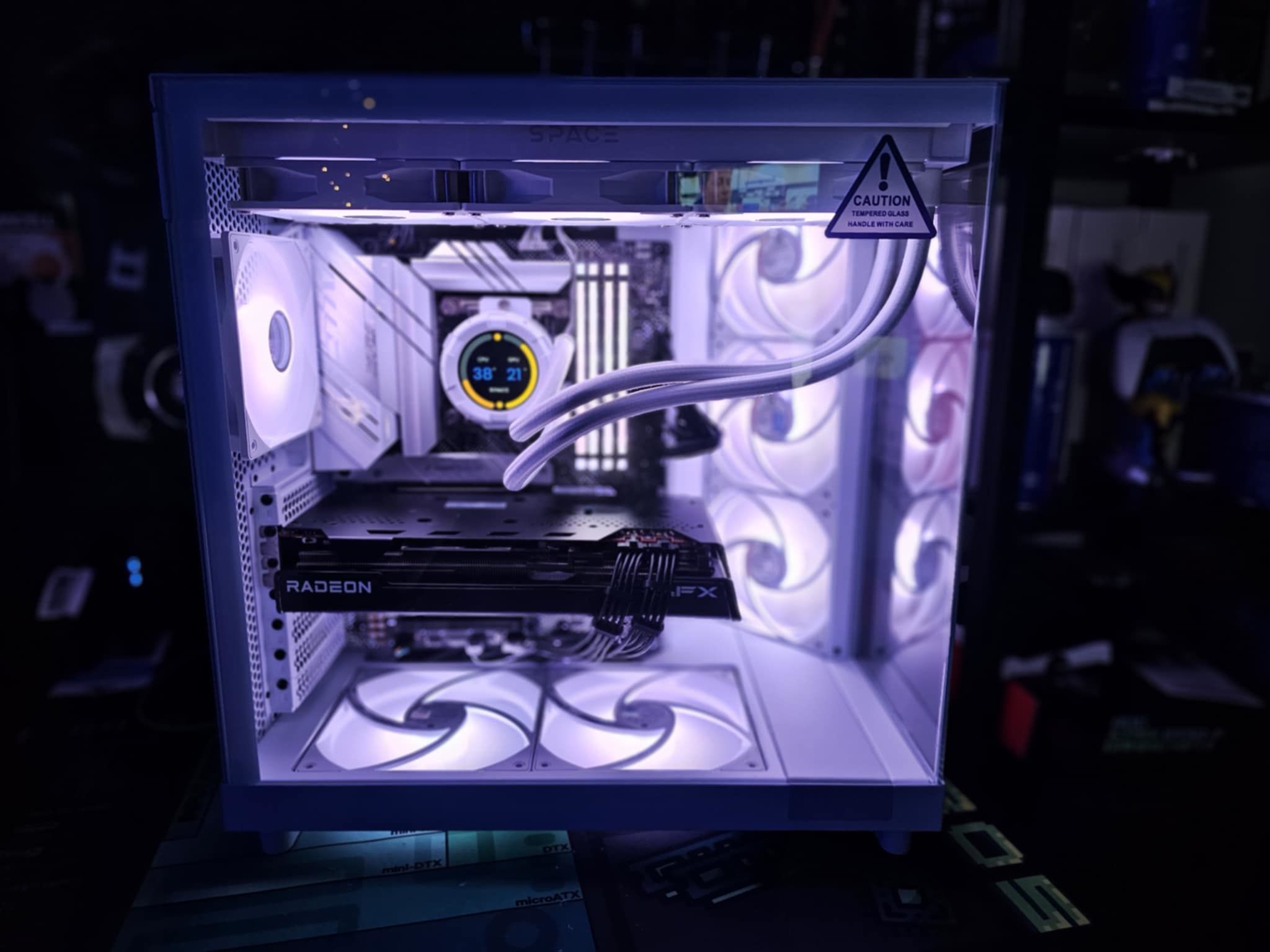 Super clean build! B660-i7 14700k-RX7700XT-32gb ddr5-1TB m.2-360mm AIO