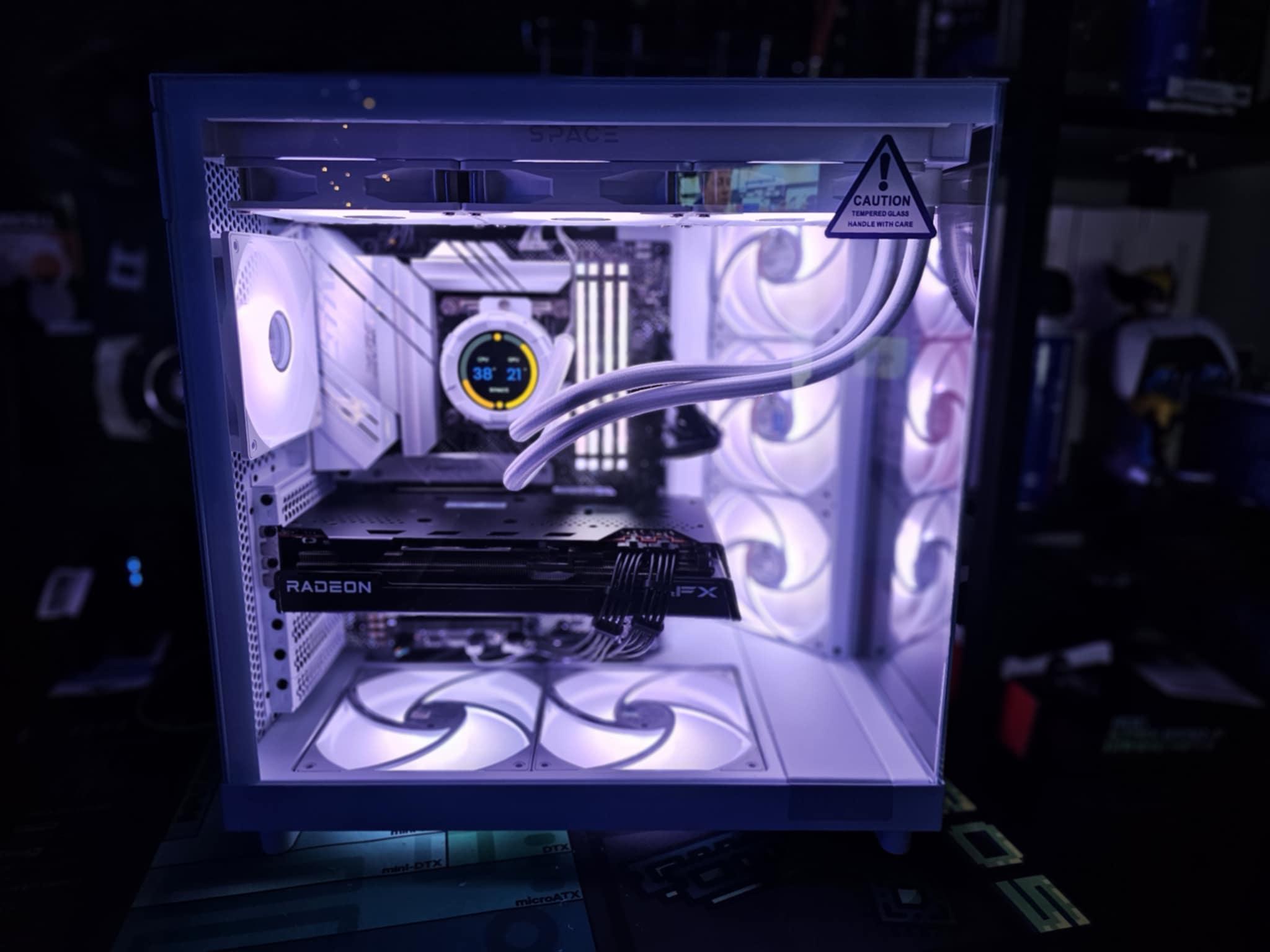 Super clean build! B660-i7 14700k-RX7700XT-32gb ddr5-1TB m.2-360mm AIO