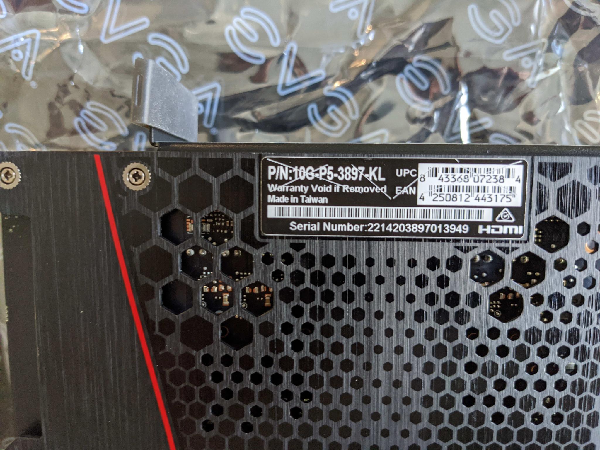 EVGA GeForce RTX 3080 FTW3 ULTRA GAMING, 10G-P5-3897-KL, 10GB GDDR6X