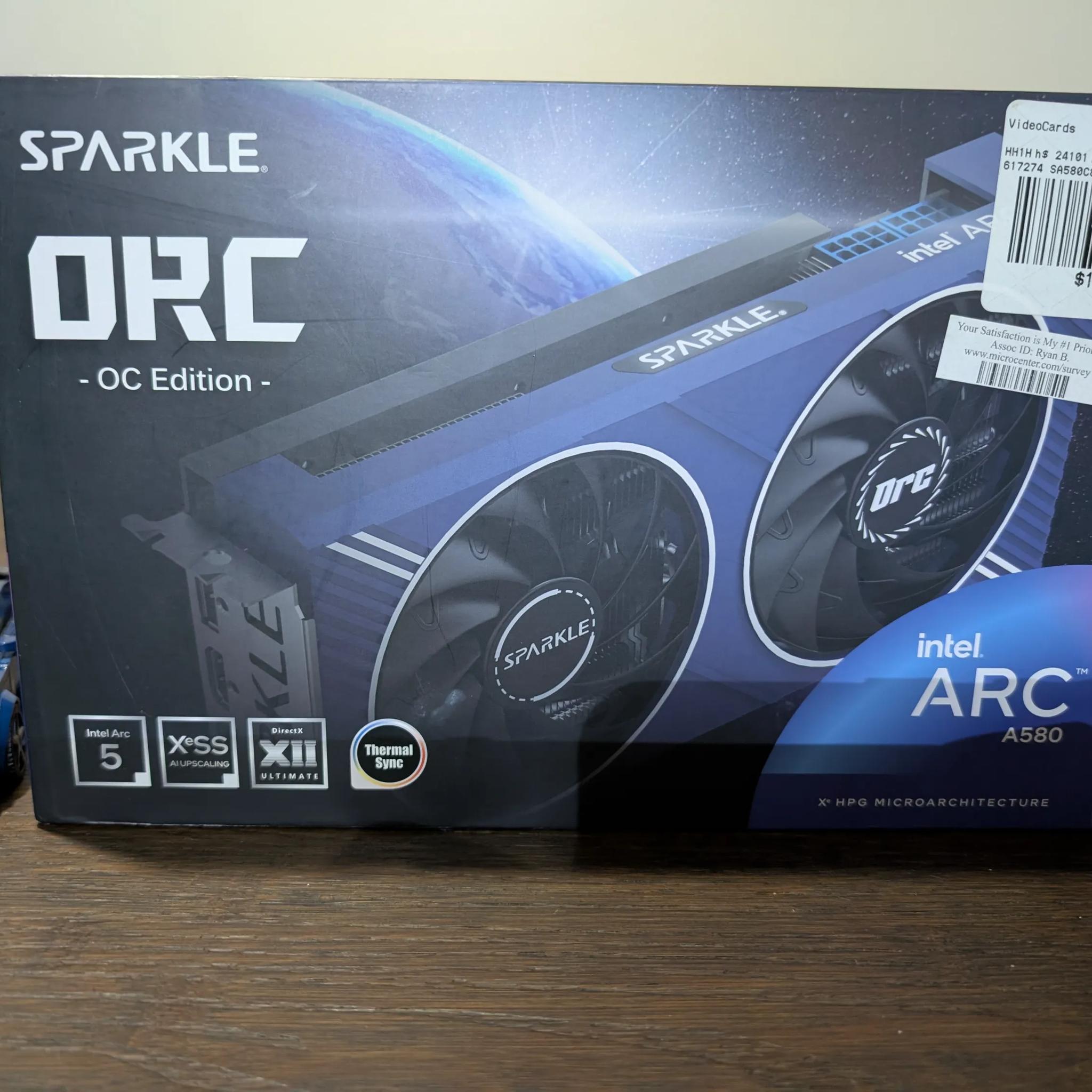 Sparkle Intel Arc A580 ORC OC Edition